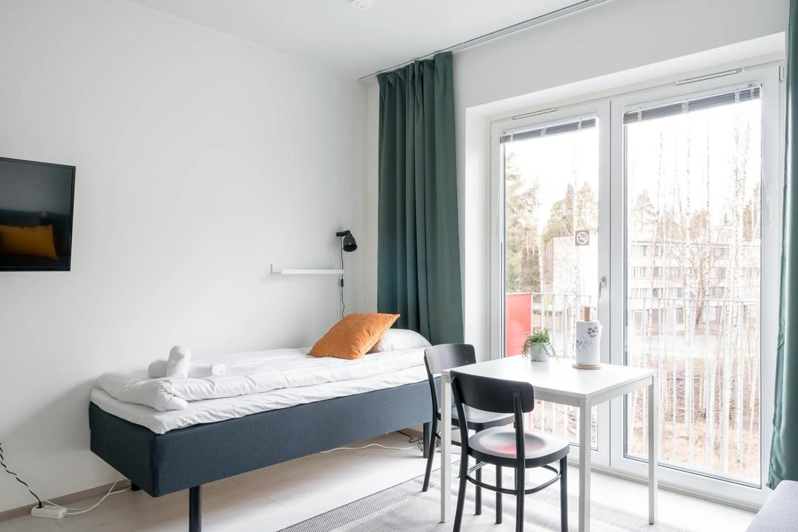 Bed in Hiisi Homes Vantaa Kaivoksela