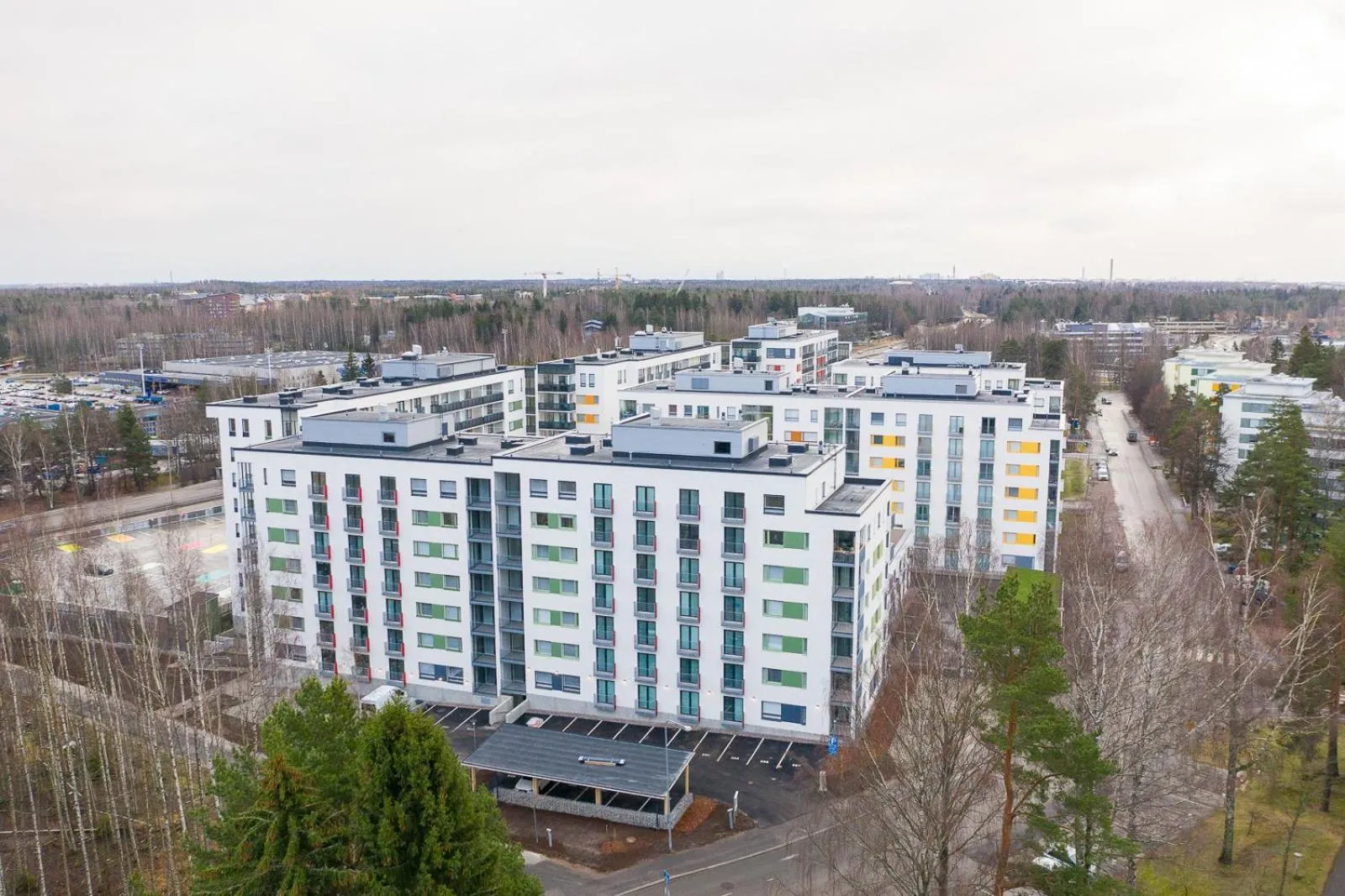 Property building in Hiisi Homes Vantaa Kaivoksela
