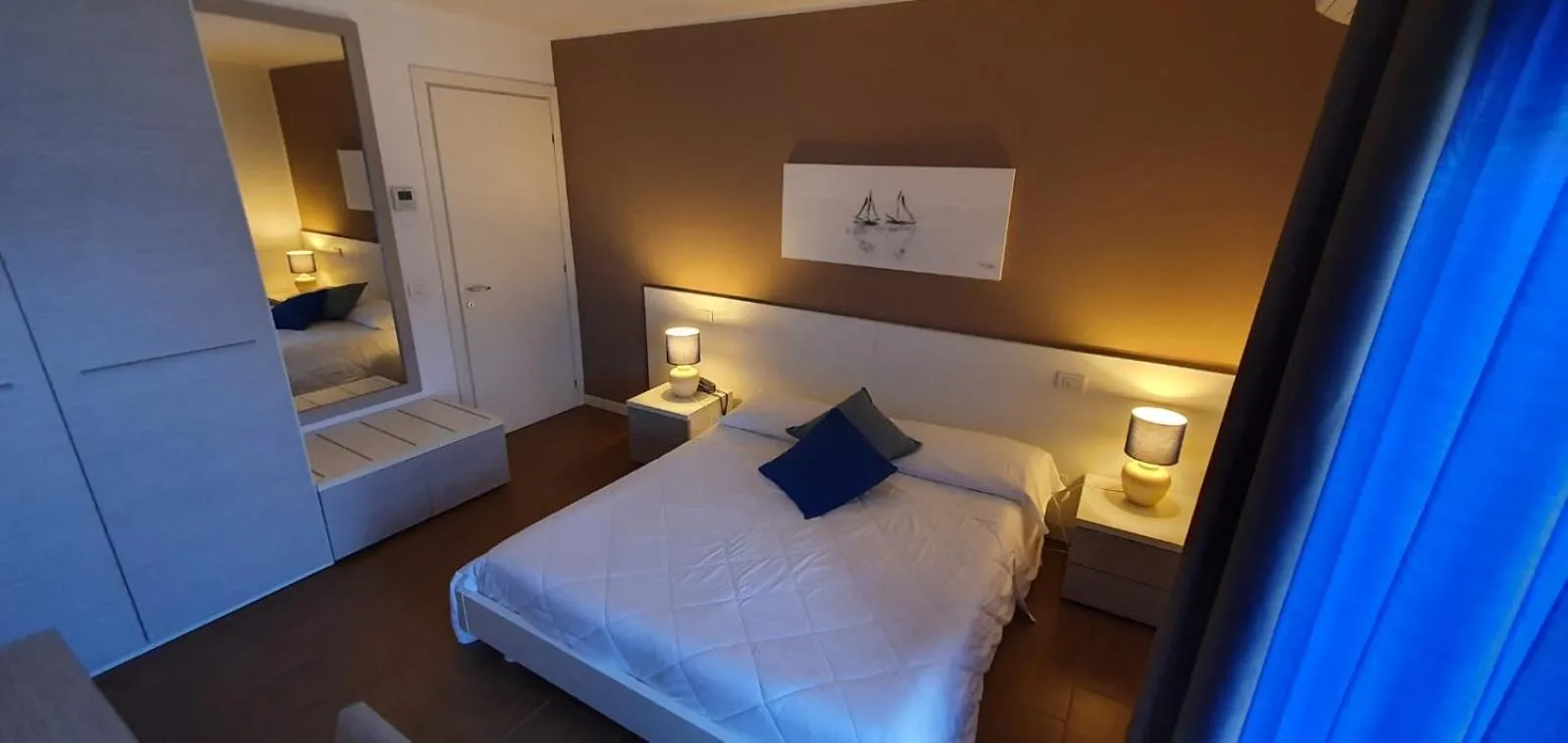 Bed in Apart Hotel Atlantic