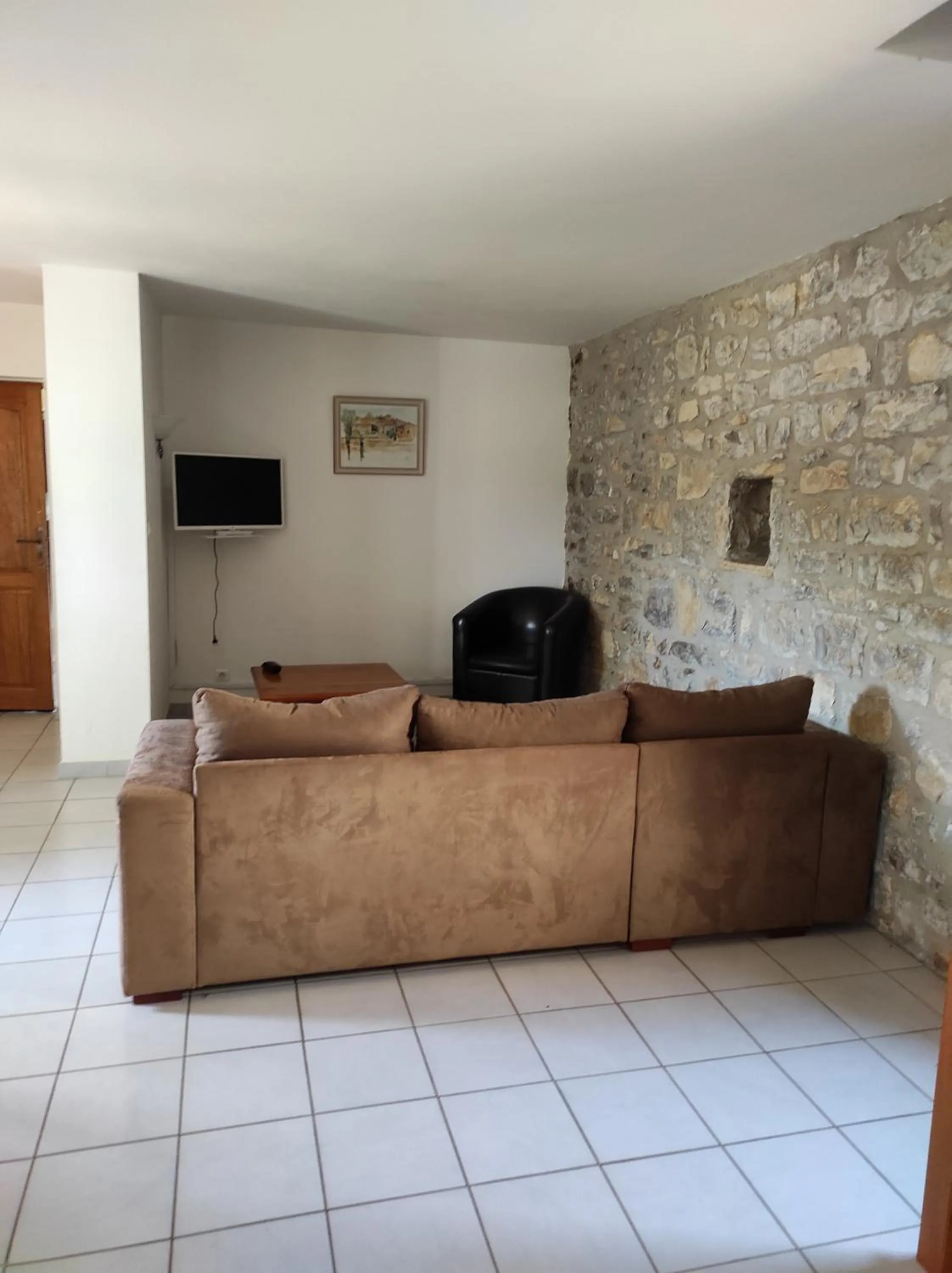 Living room in Logis Hôtel Restaurant Gîte La Bastide du Vébron