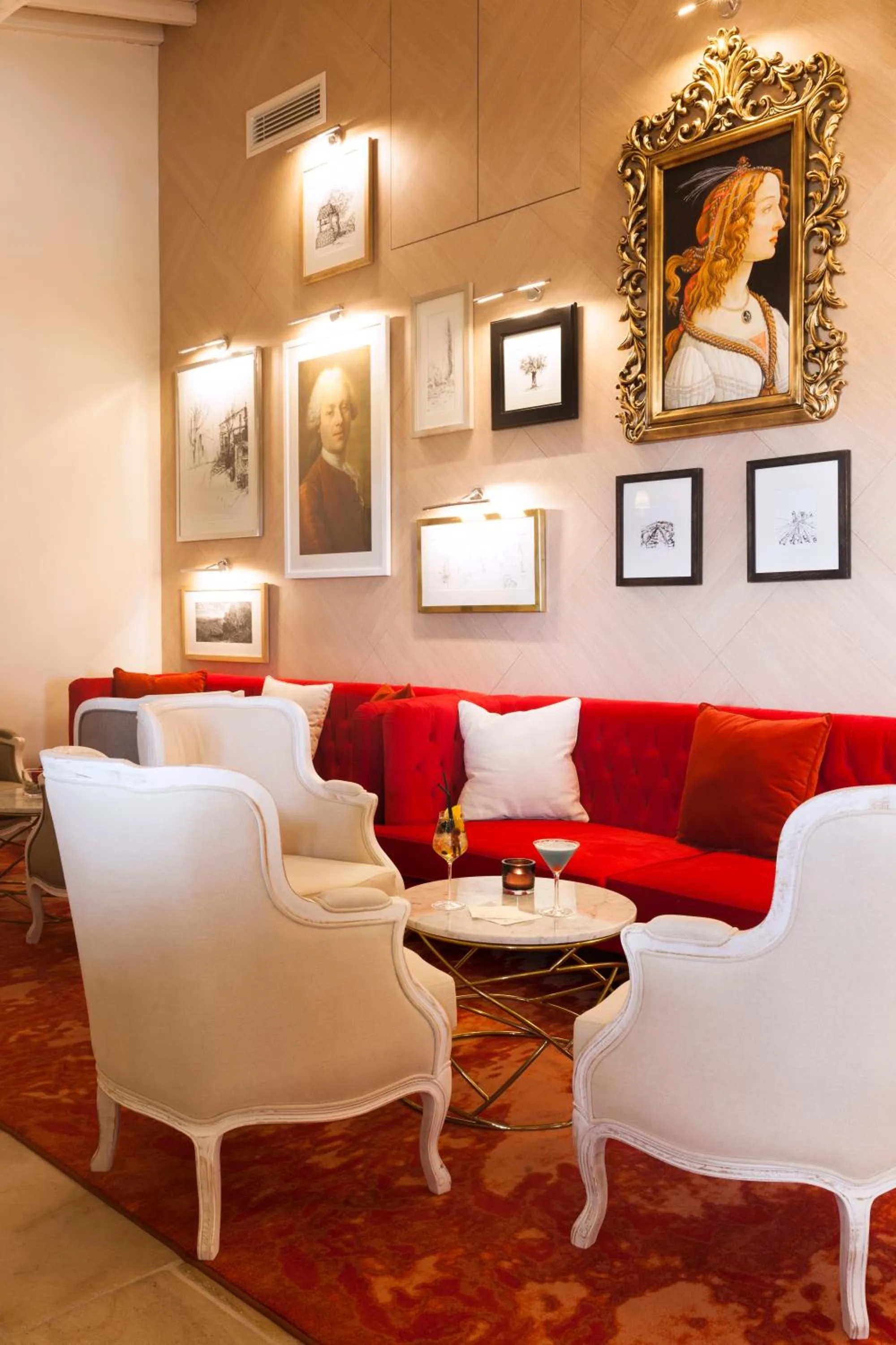 Living room in Mas des Herbes Blanches Hôtel & Spa – Relais & Châteaux