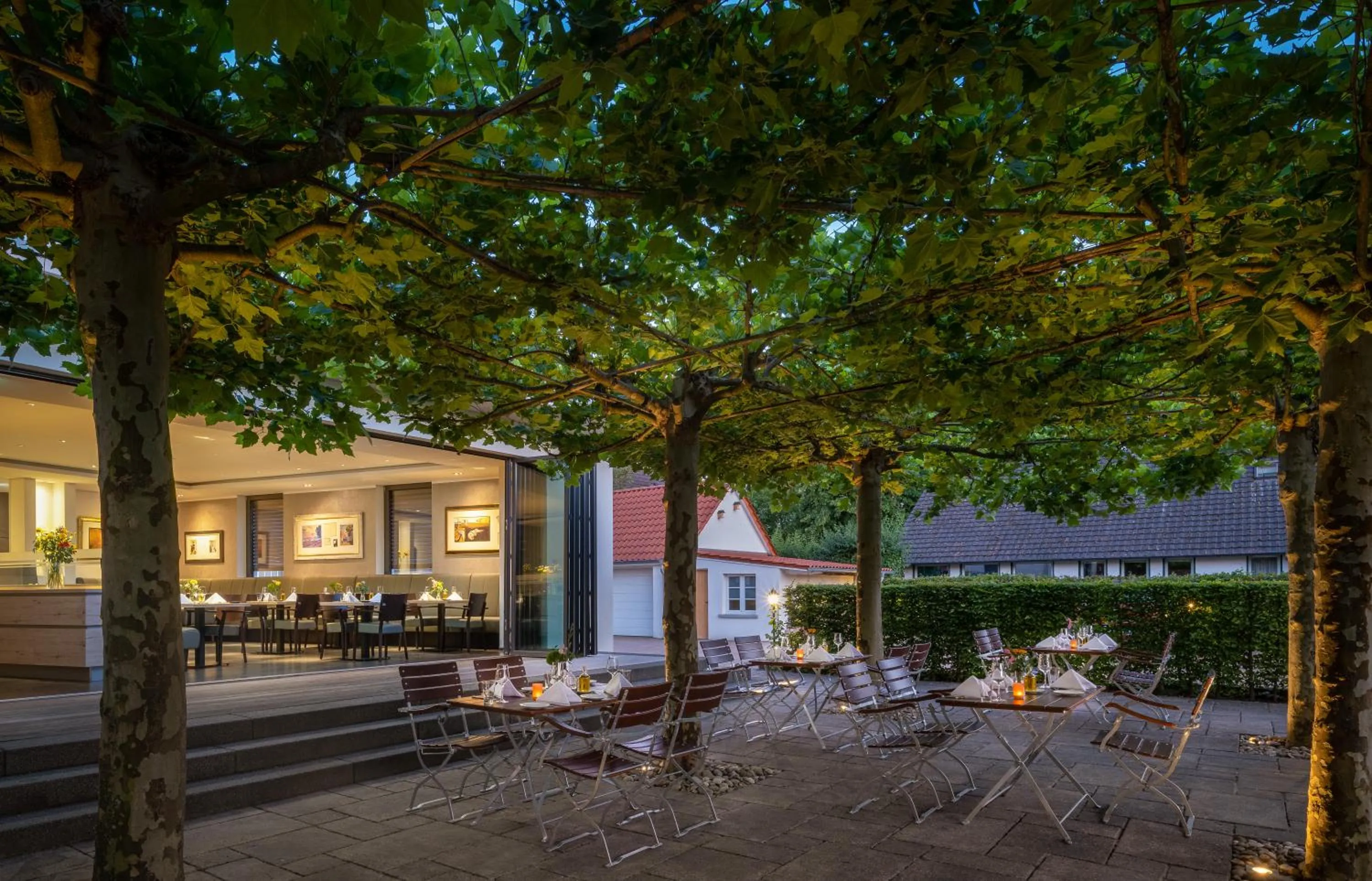 Patio in Hotel zur Post Riesenbeck