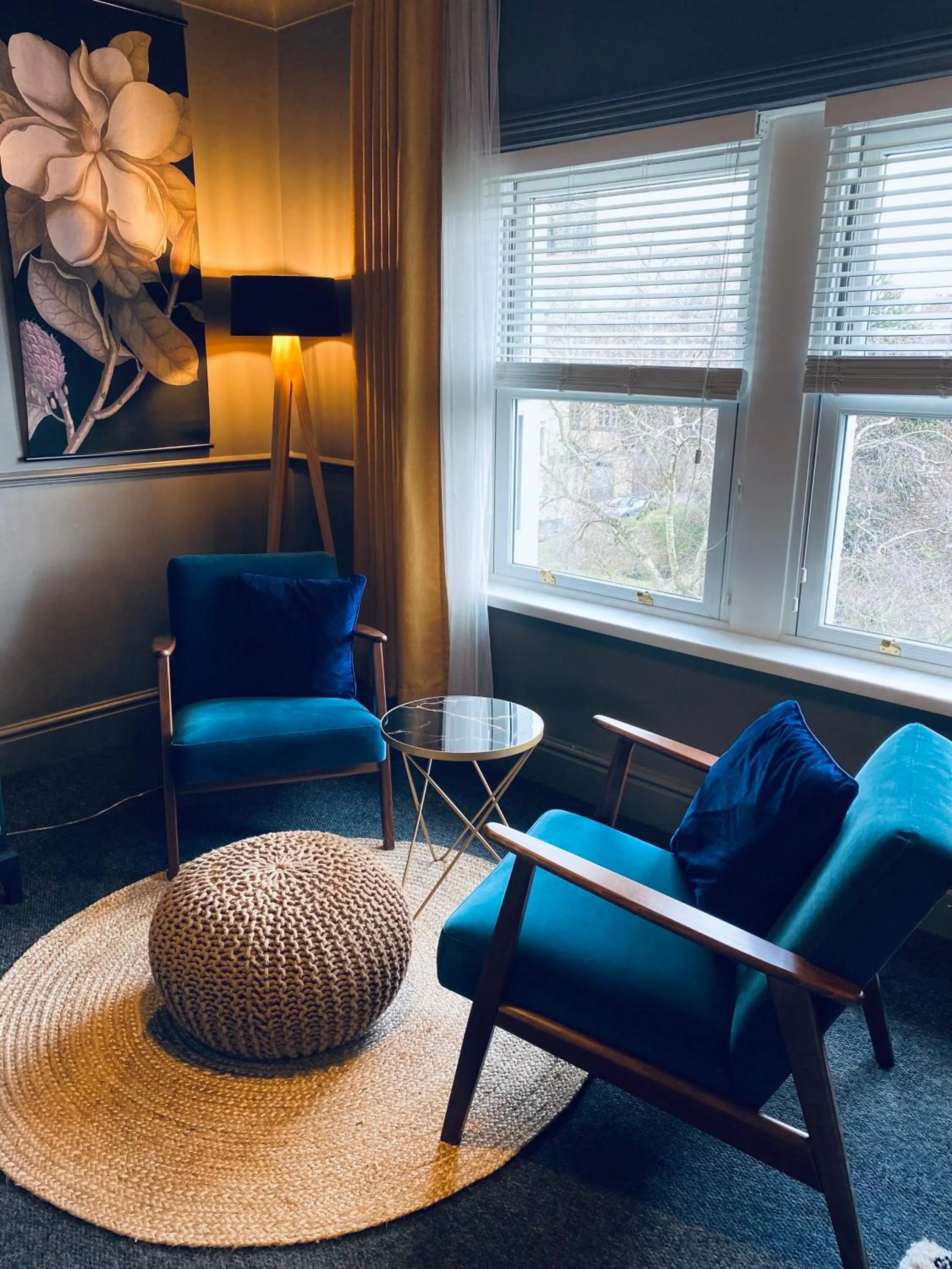 Seating area in Franklin Mount Boutique Guesthouse