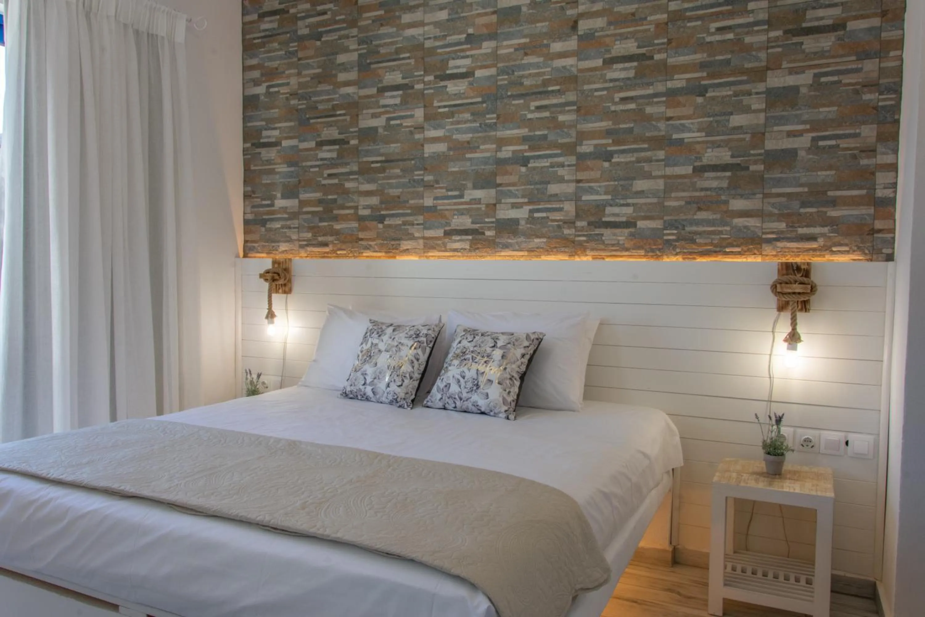 Bed in Rafael Hotel-Adults Only