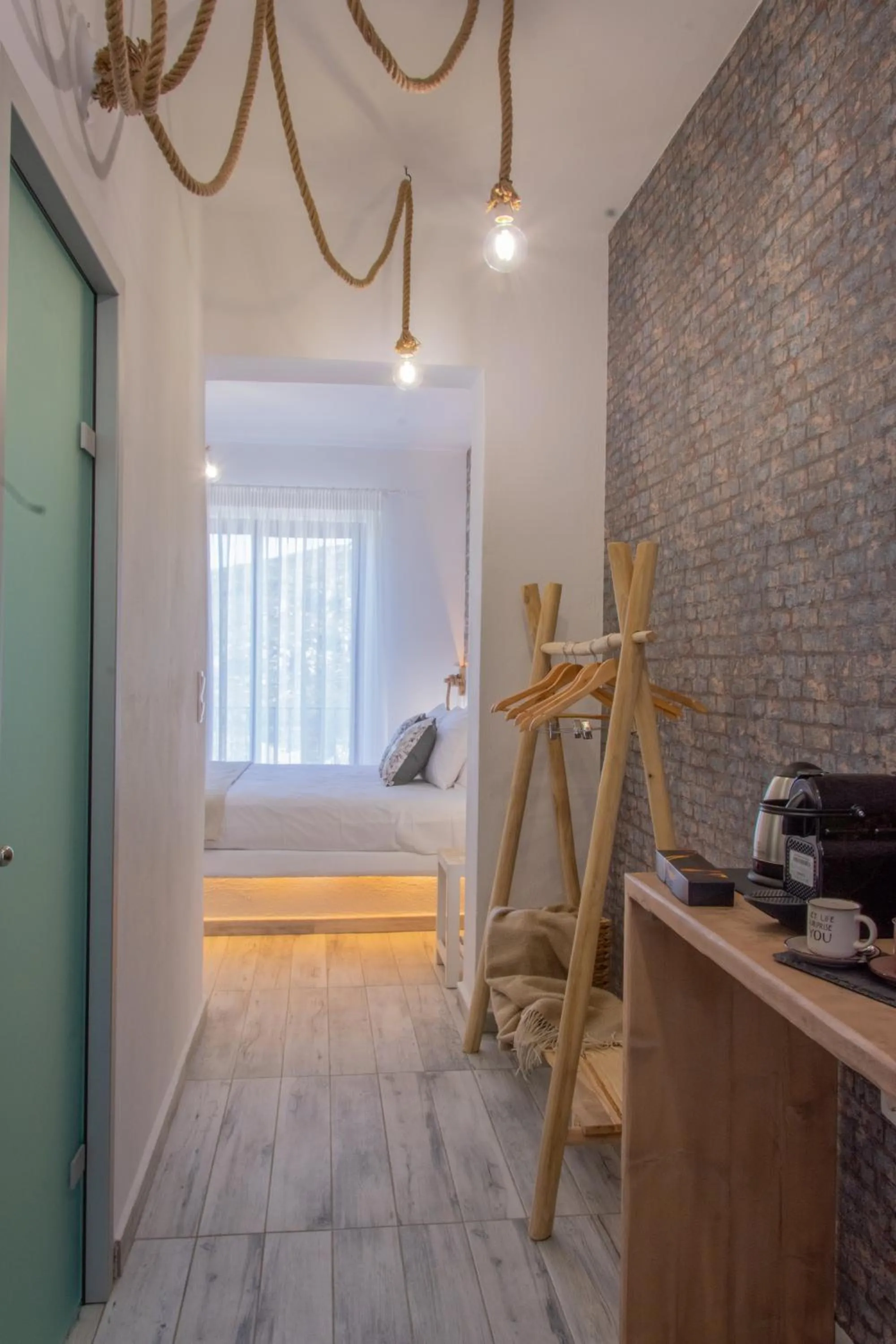 Coffee/tea facilities, Bed in Rafael Hotel-Adults Only