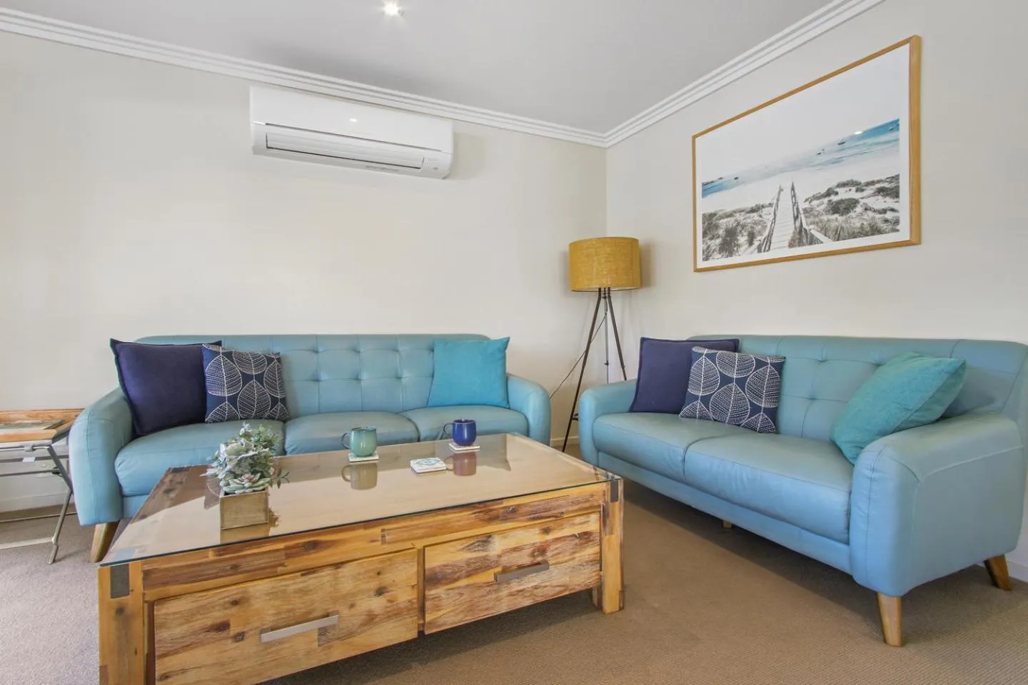 Living room in McMillans of Metung Coastal Resort