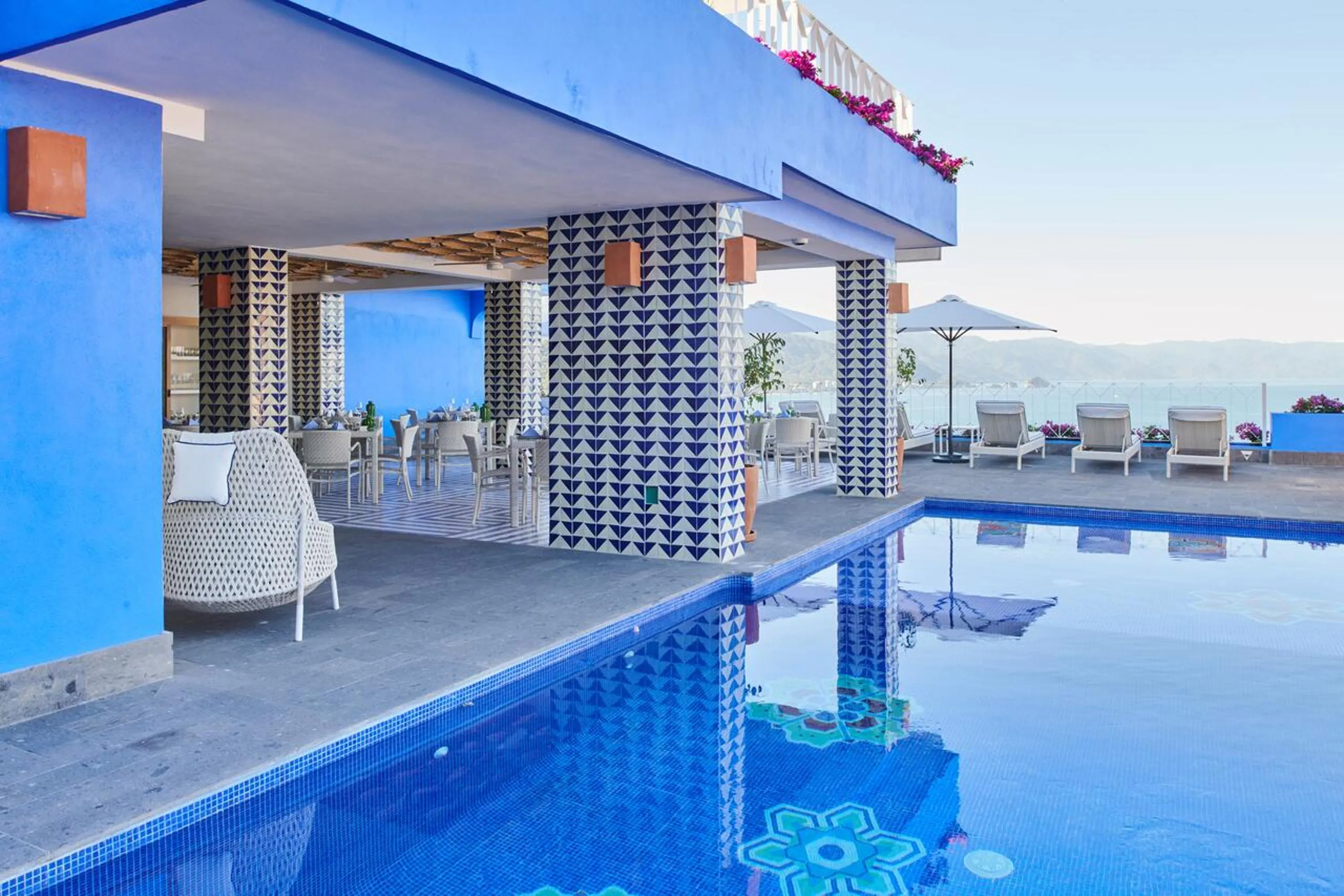 Swimming pool in Hotel Boutique Luxury Patio Azul