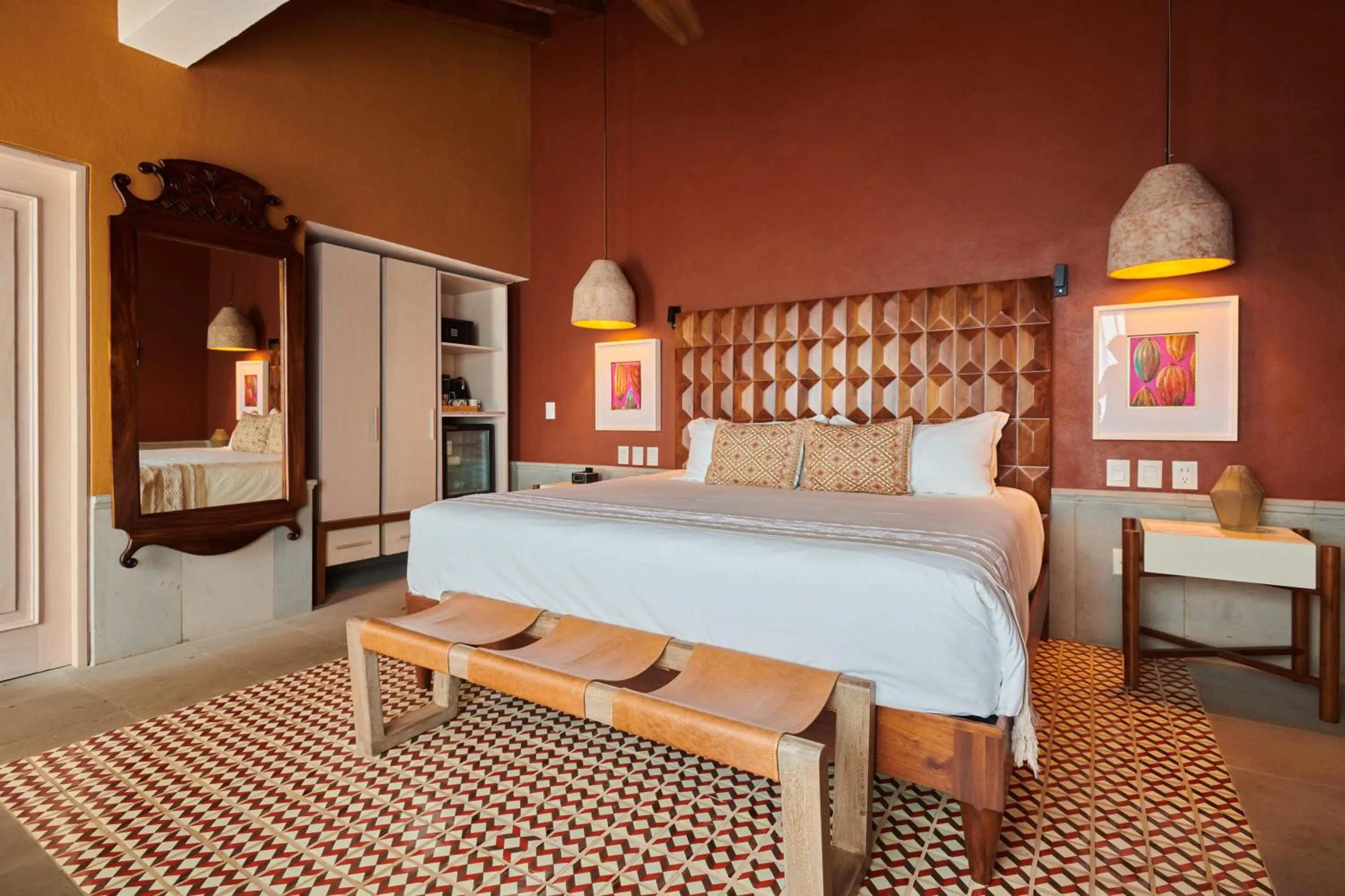 Bedroom, Bed in Hotel Boutique Luxury Patio Azul