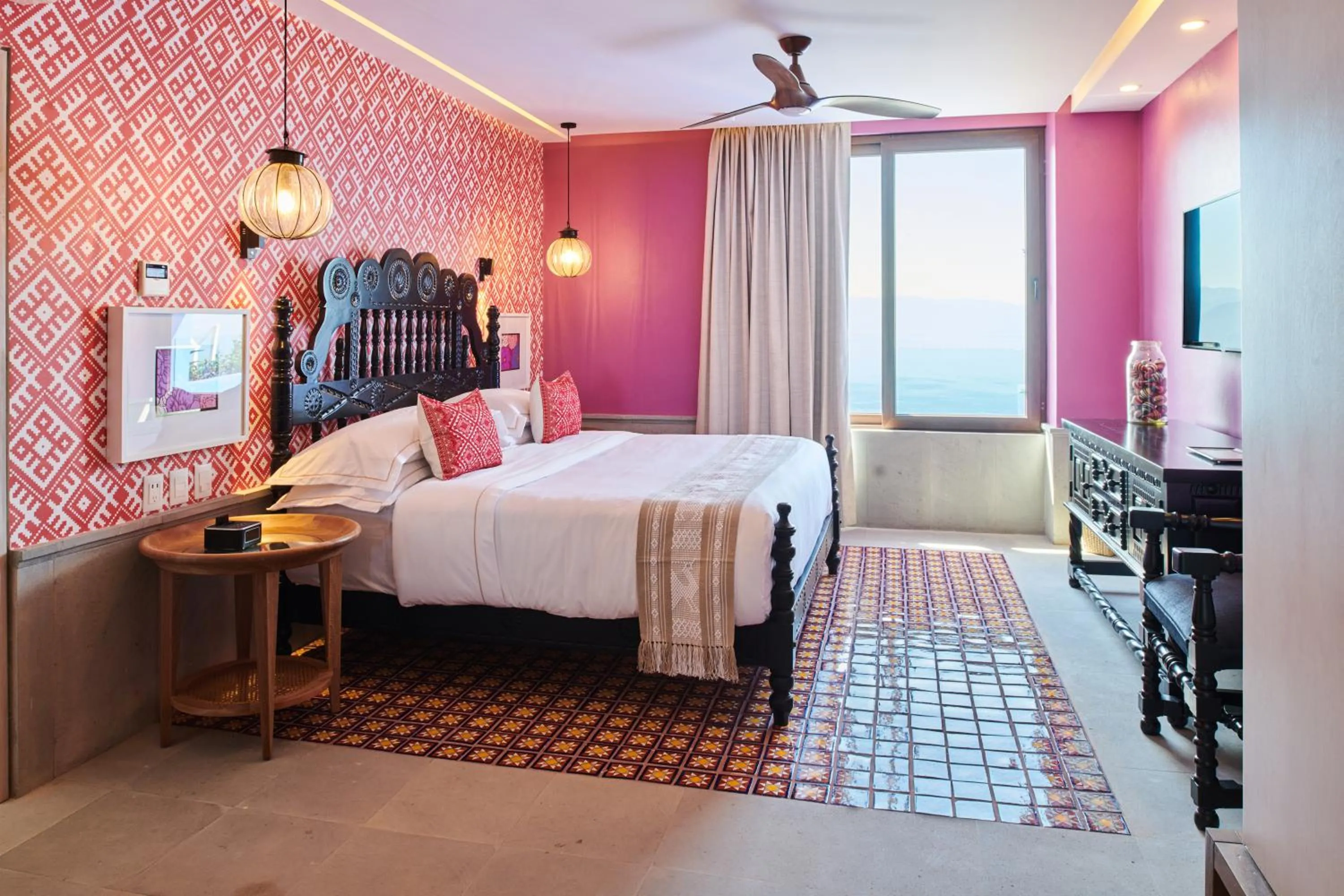 Bedroom, Bed in Hotel Boutique Luxury Patio Azul