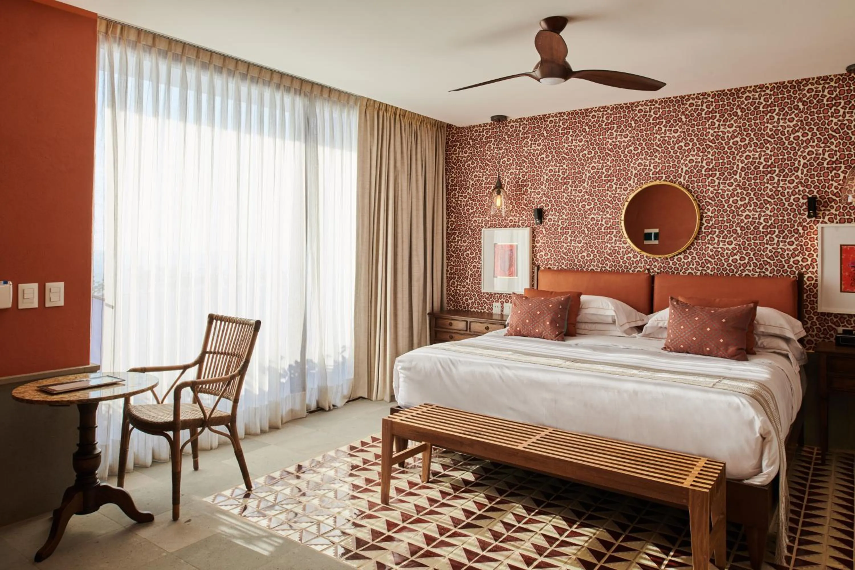 Bed in Hotel Boutique Luxury Patio Azul