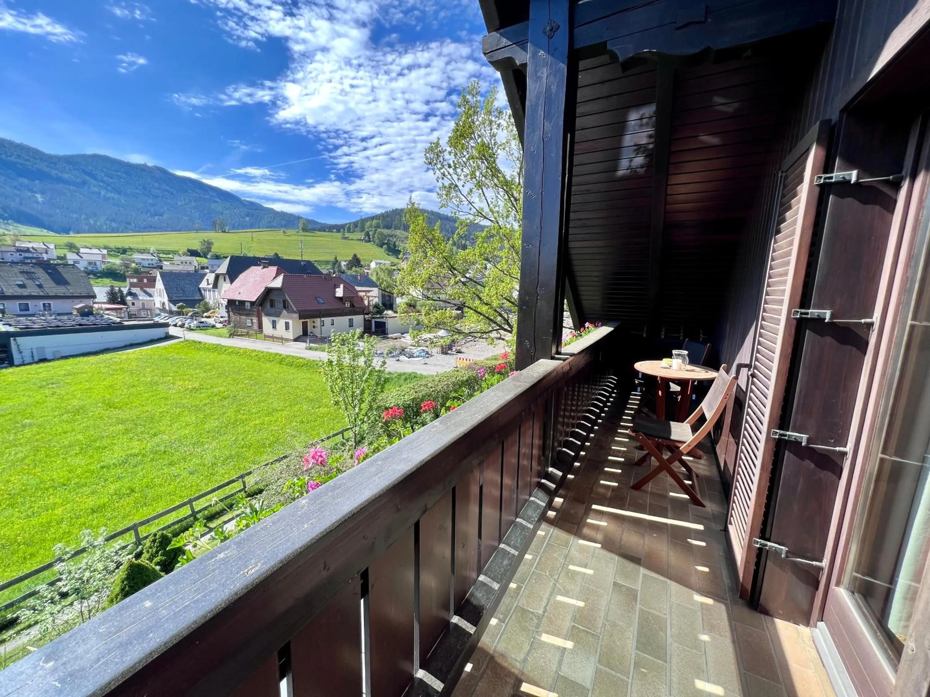 Balcony/Terrace in Pension Lambrecht
