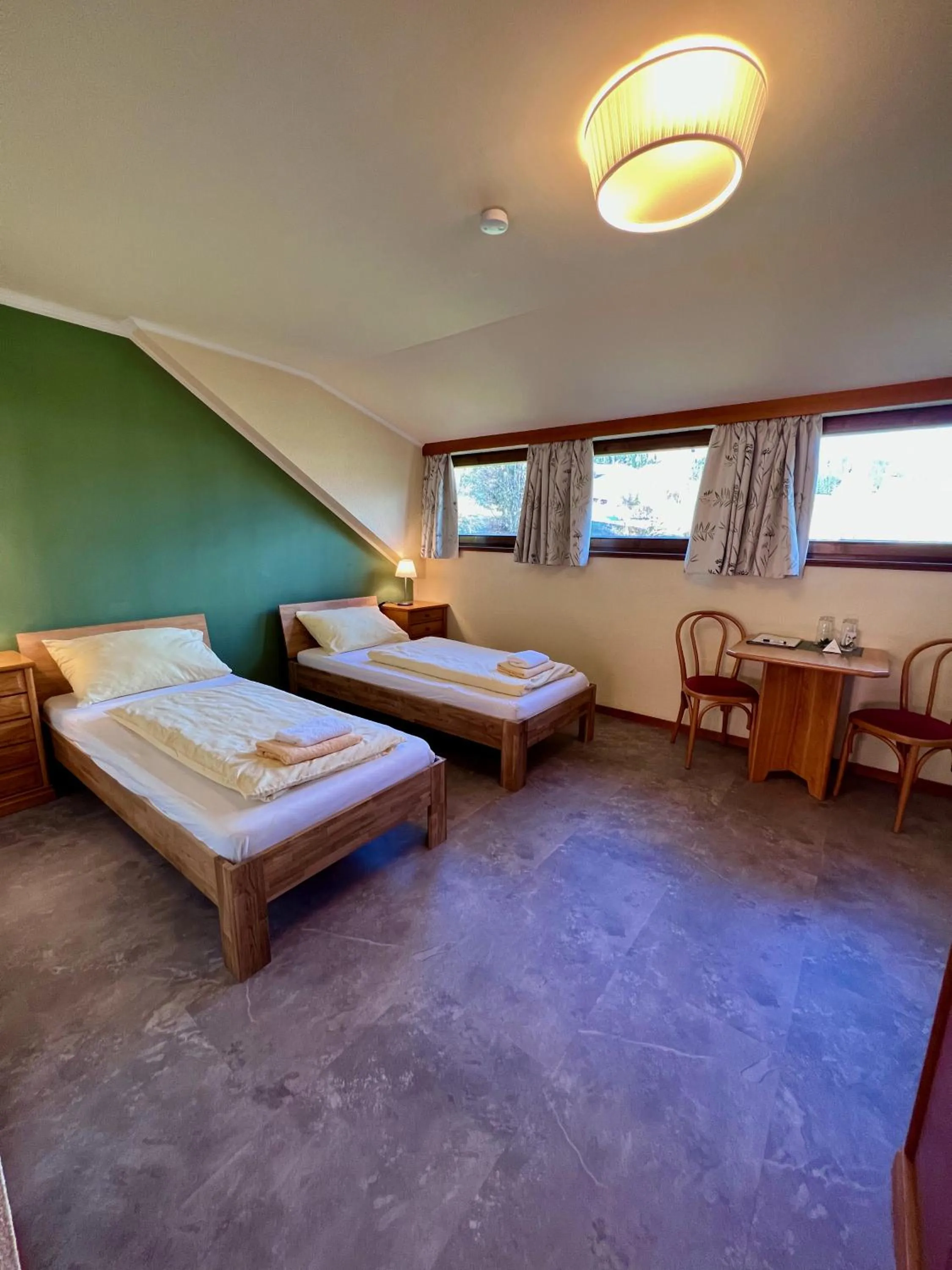 Bedroom, Bed in Pension Lambrecht