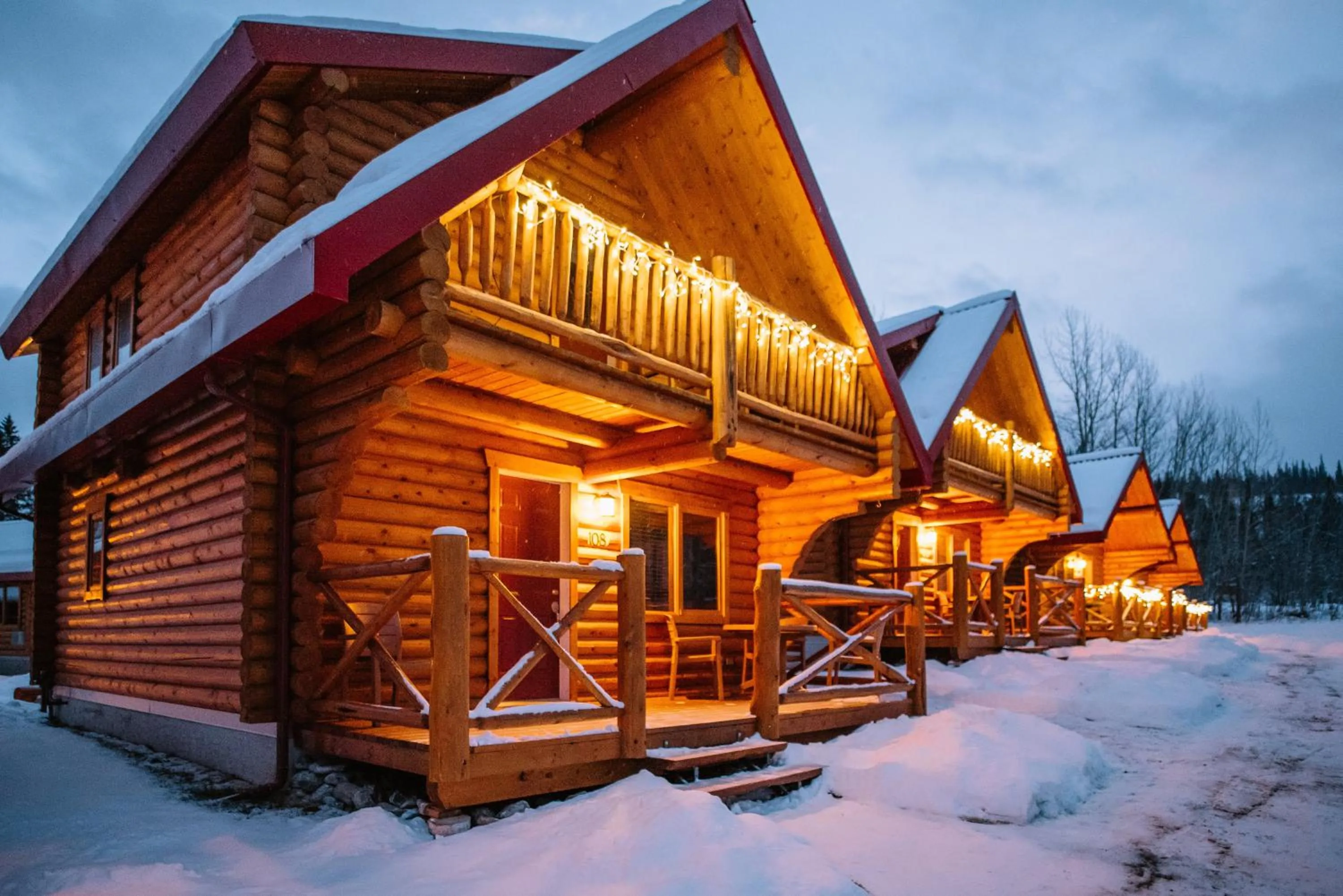 Property building in Miette Mountain Cabins