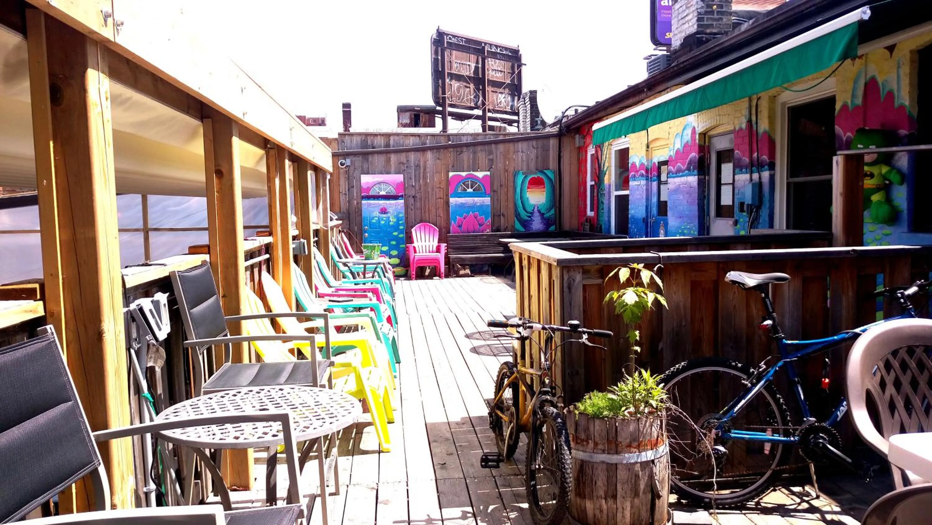 Balcony/Terrace in The Only Backpacker's Inn
