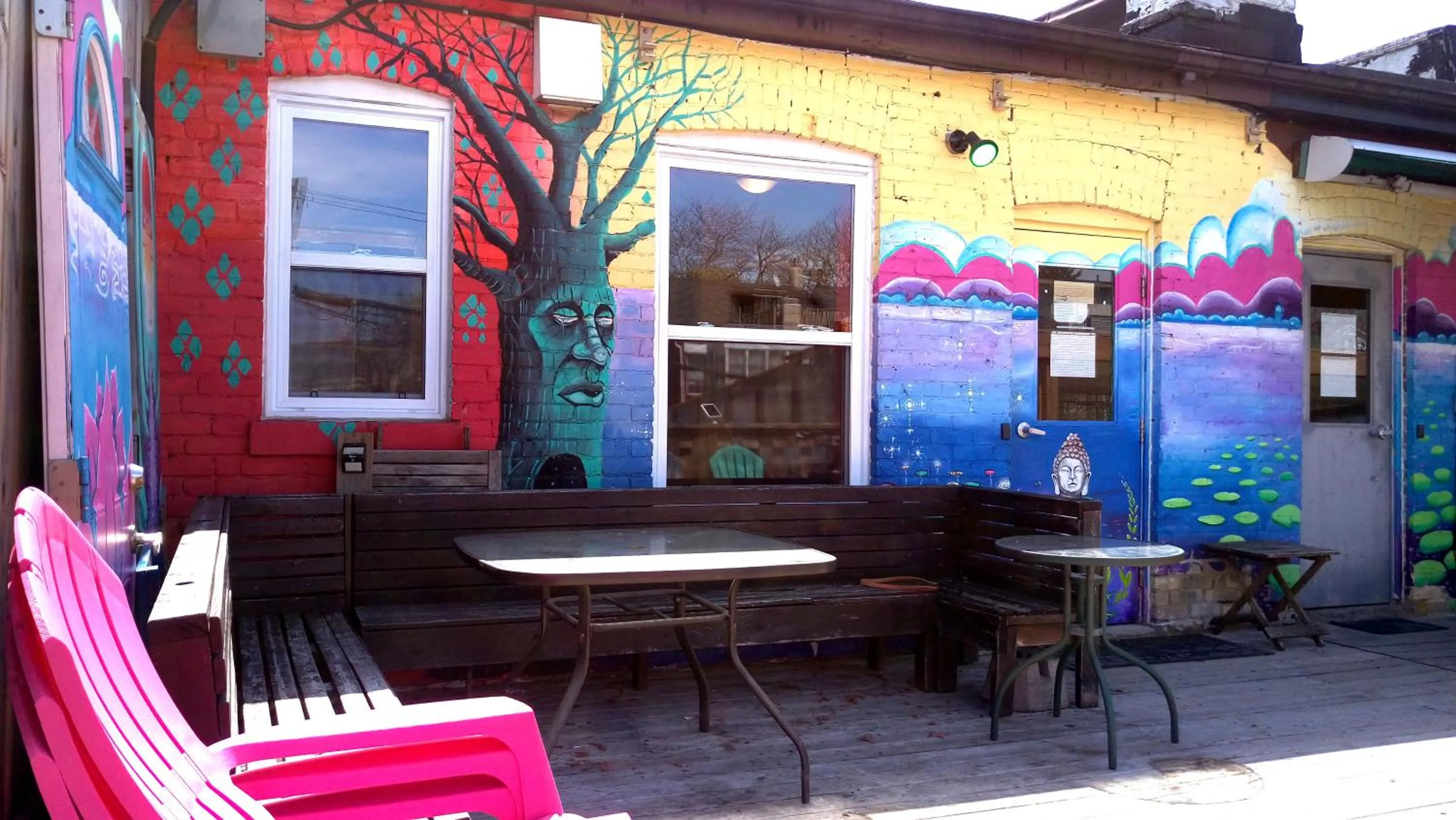 Balcony/Terrace in The Only Backpacker's Inn
