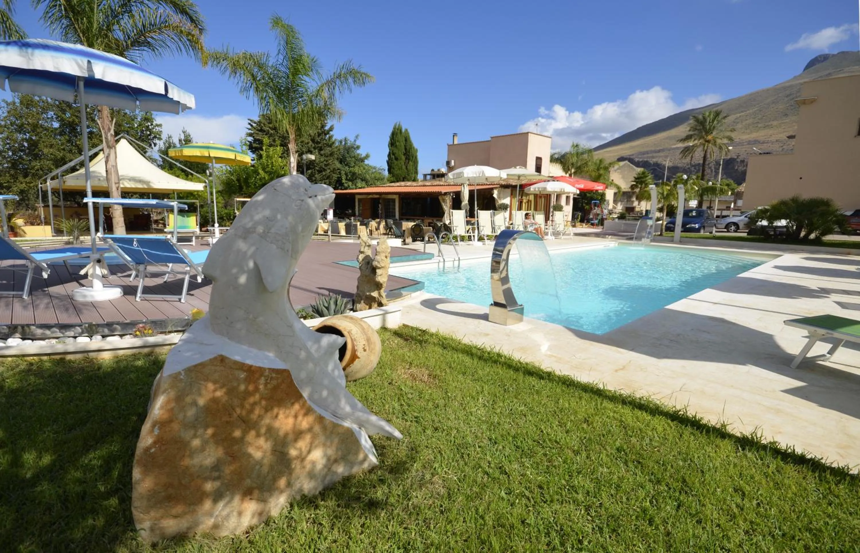Decorative detail in Hotel Oasi da Paolo