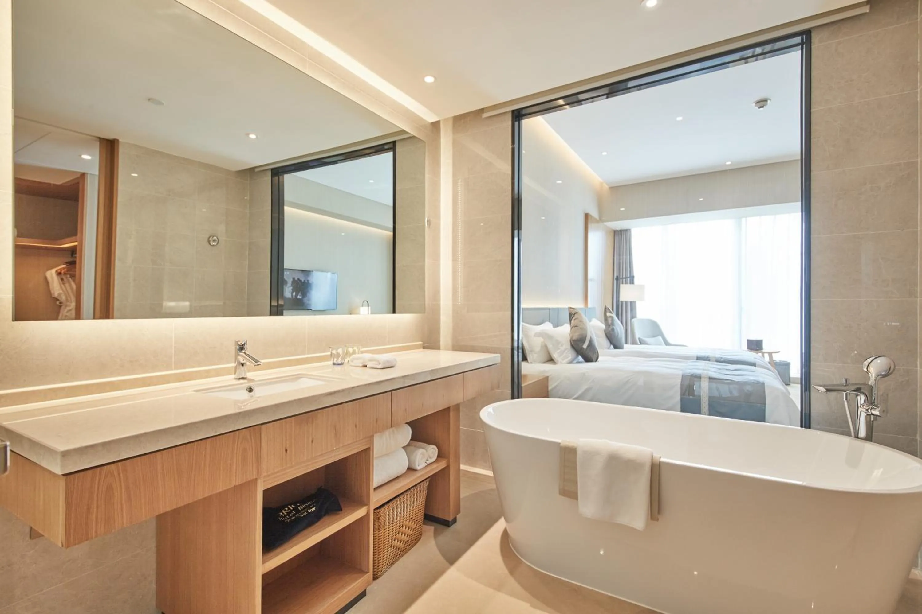 Bathroom in Yuyao Bright hotel