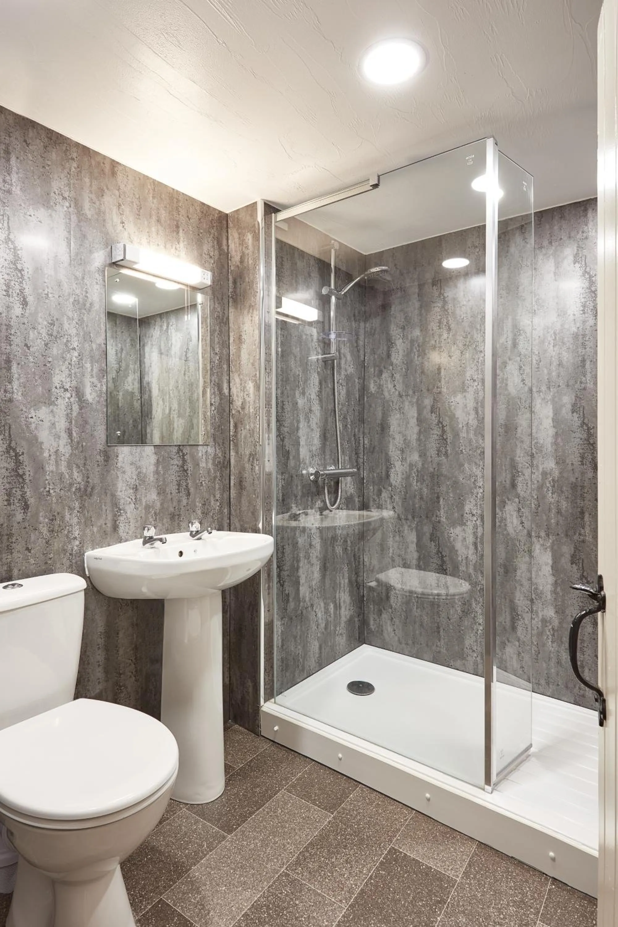 Shower in The Ullswater Suites at Whitbarrow