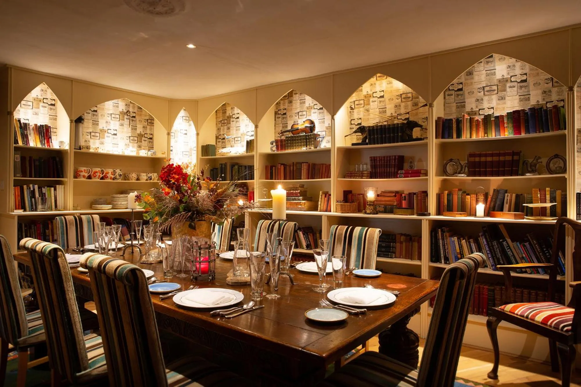 Dining area in Augill Castle