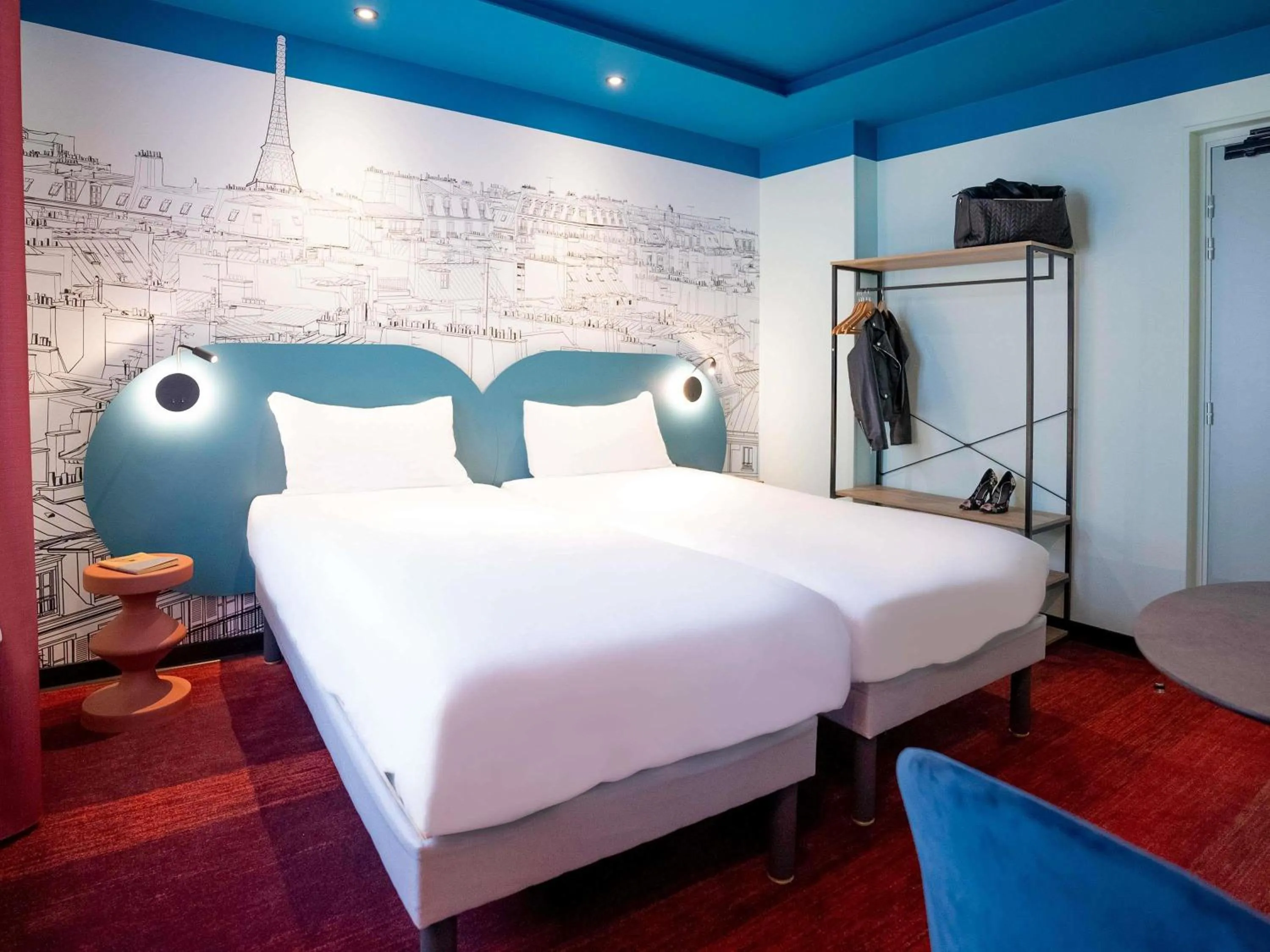 Bedroom, Bed in Ibis Styles Paris Batignolles