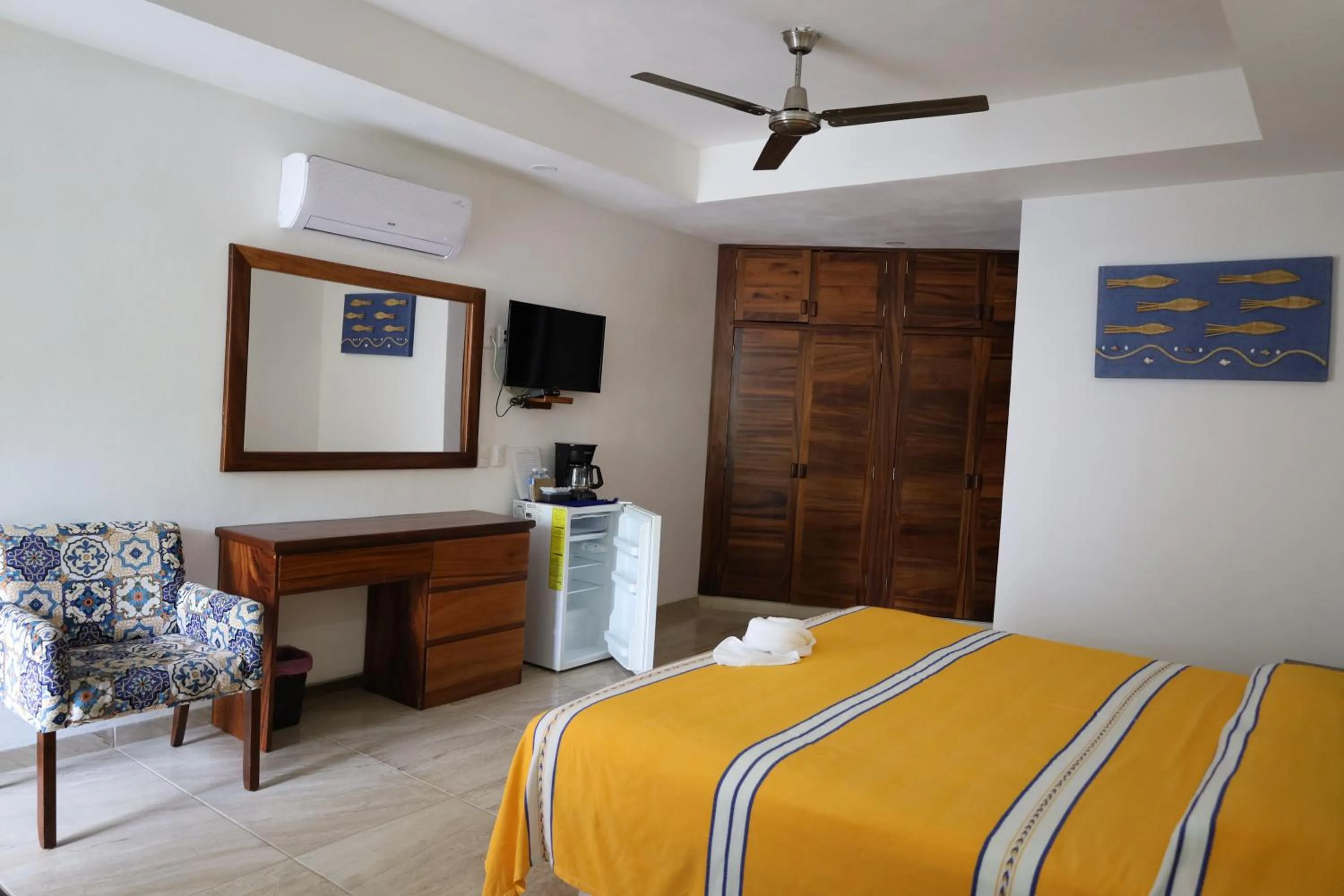 Bed in Solez Zihuatanejo