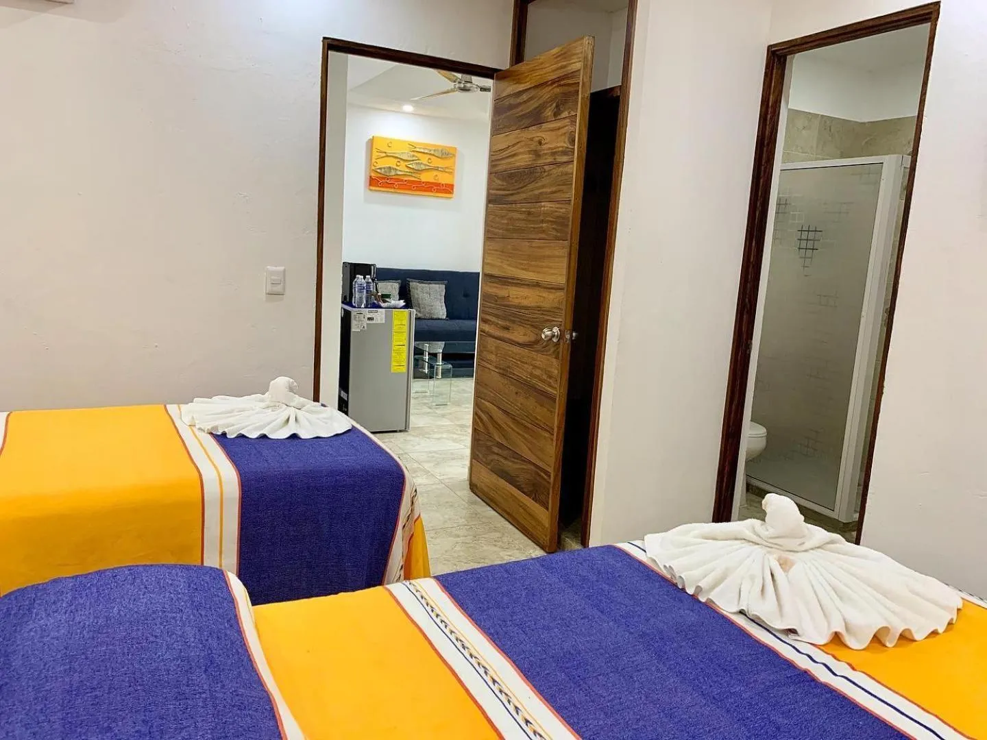 Bed in Solez Zihuatanejo