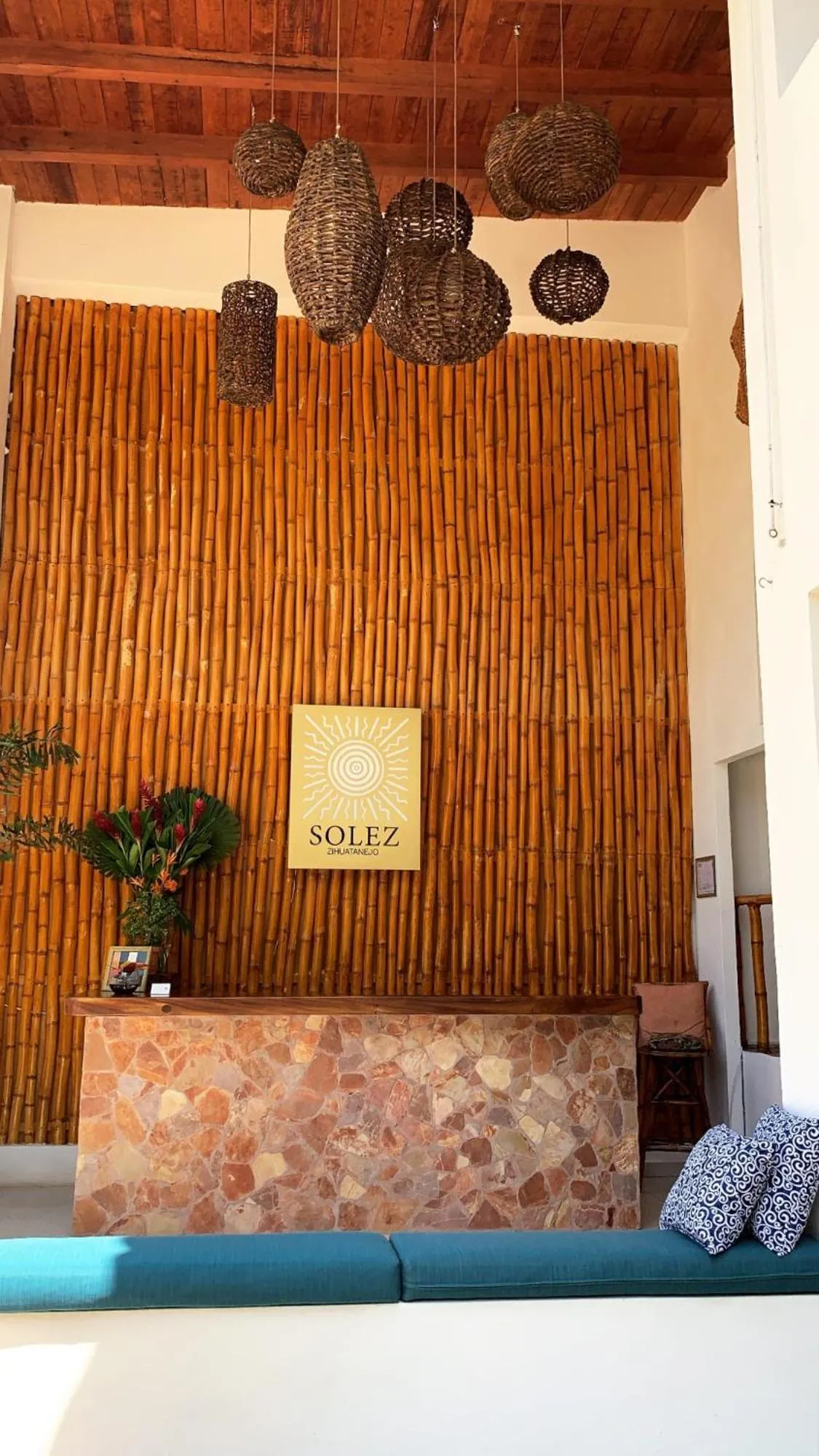 Lobby or reception in Solez Zihuatanejo