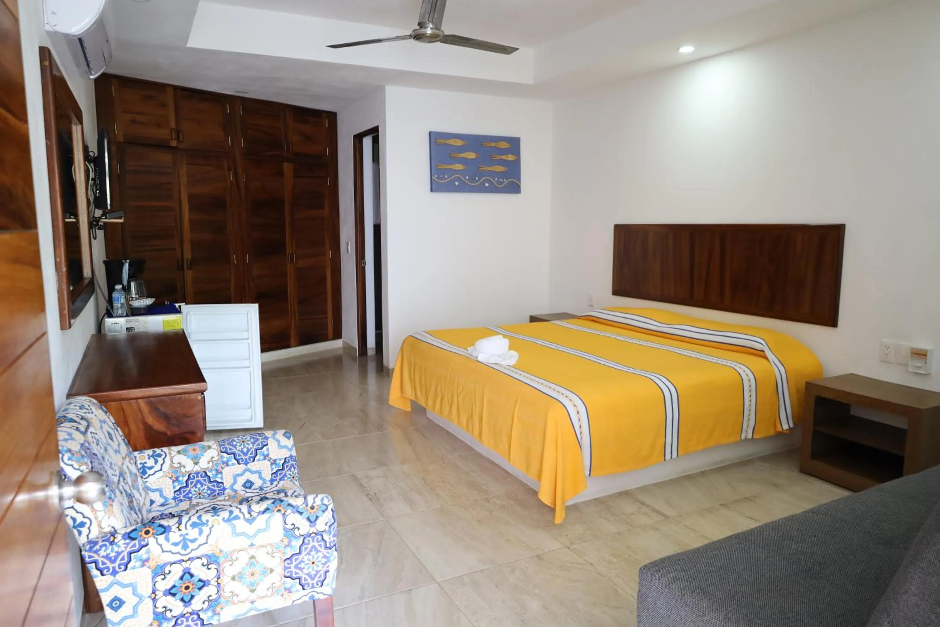 Bed in Solez Zihuatanejo