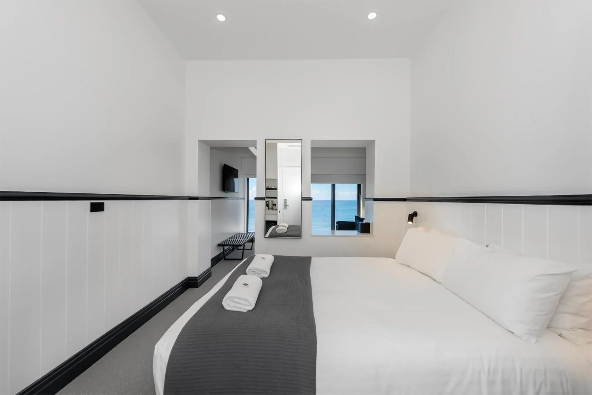 Bed in Pacific Hotel Yamba