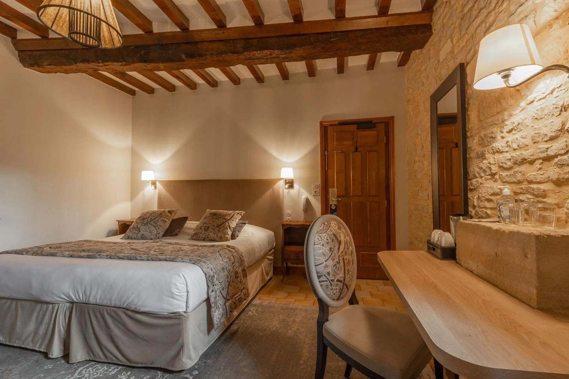 Bed in Ferme de la Rançonnière - Hôtel & Restaurant