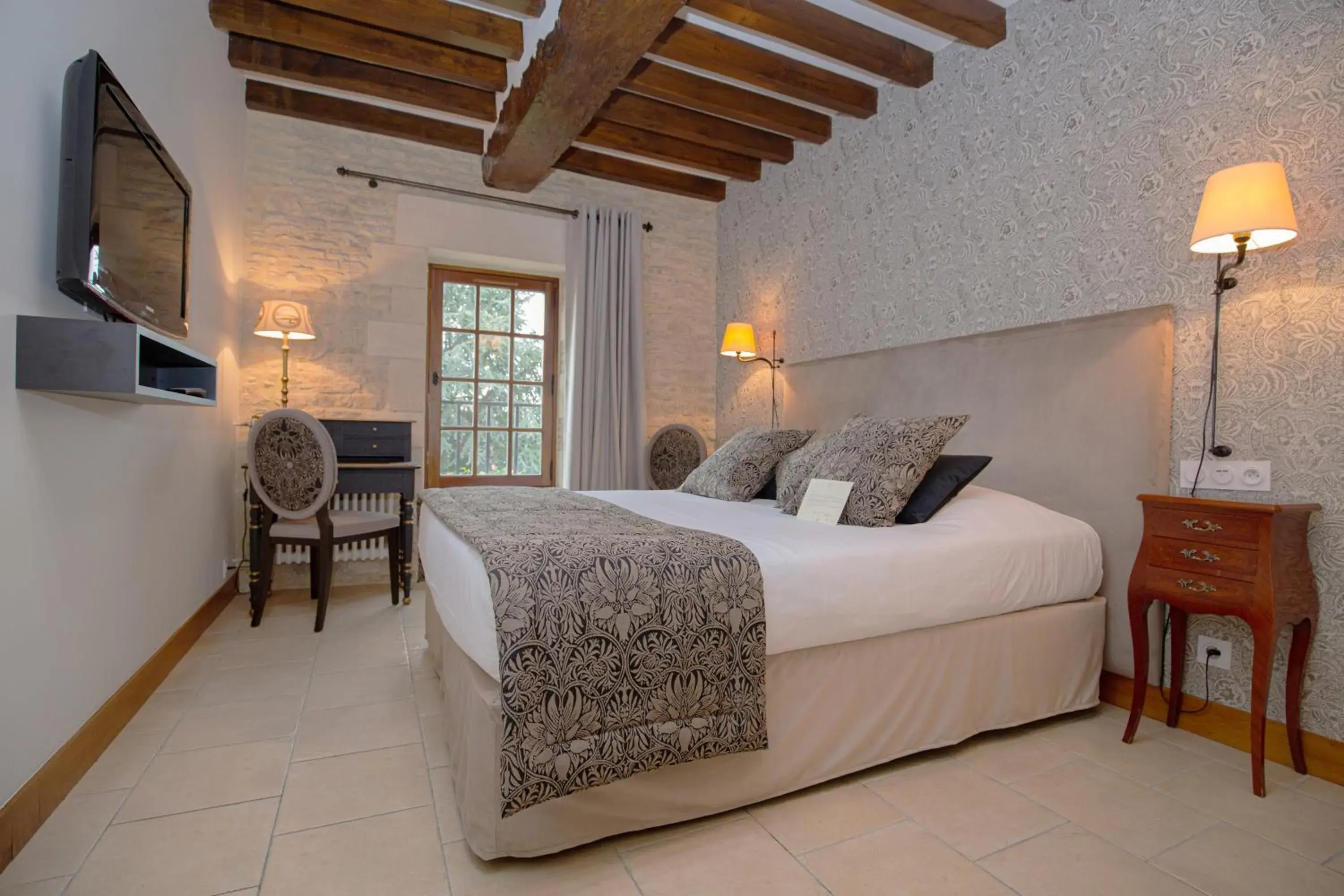 Classic Double Room in Ferme de la Rançonnière - Hôtel & Restaurant Classic Double Room in Ferme de la Rançonnière - Hôtel & Restaurant