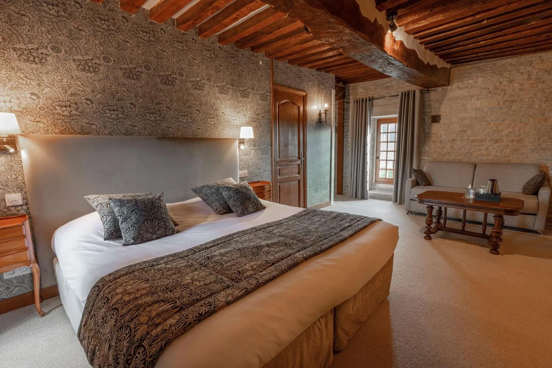 Bed in Ferme de la Rançonnière - Hôtel & Restaurant