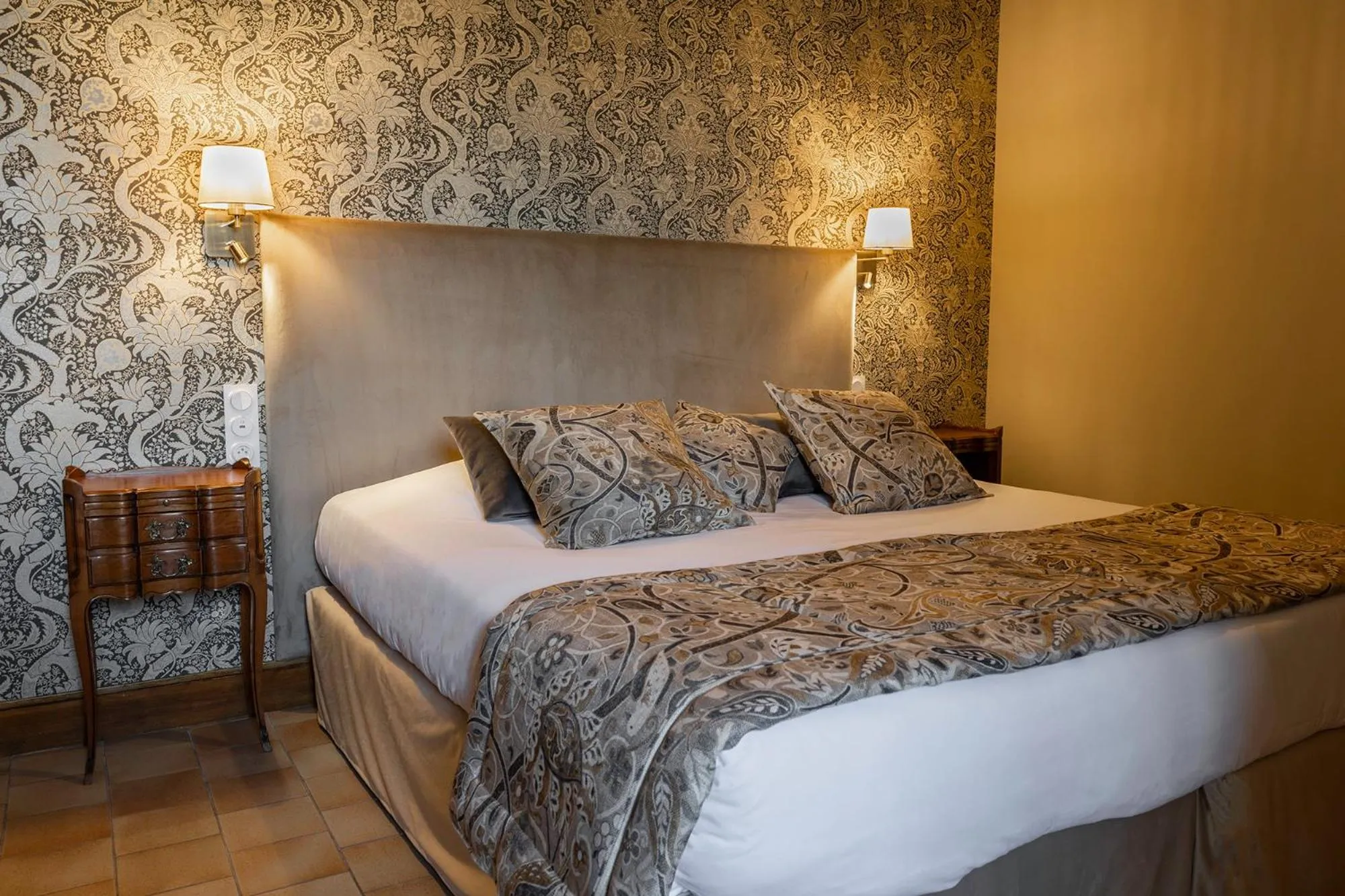 Bed in Ferme de la Rançonnière - Hôtel & Restaurant