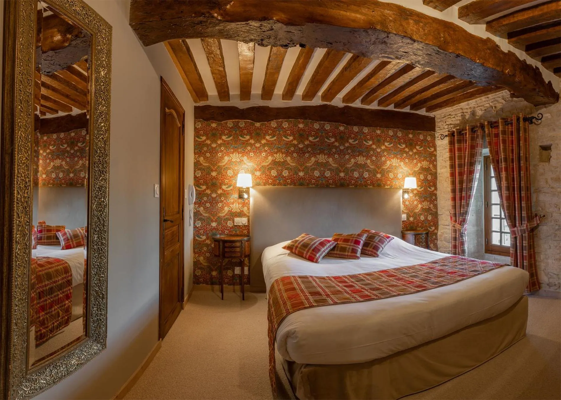 Bed in Ferme de la Rançonnière - Hôtel & Restaurant