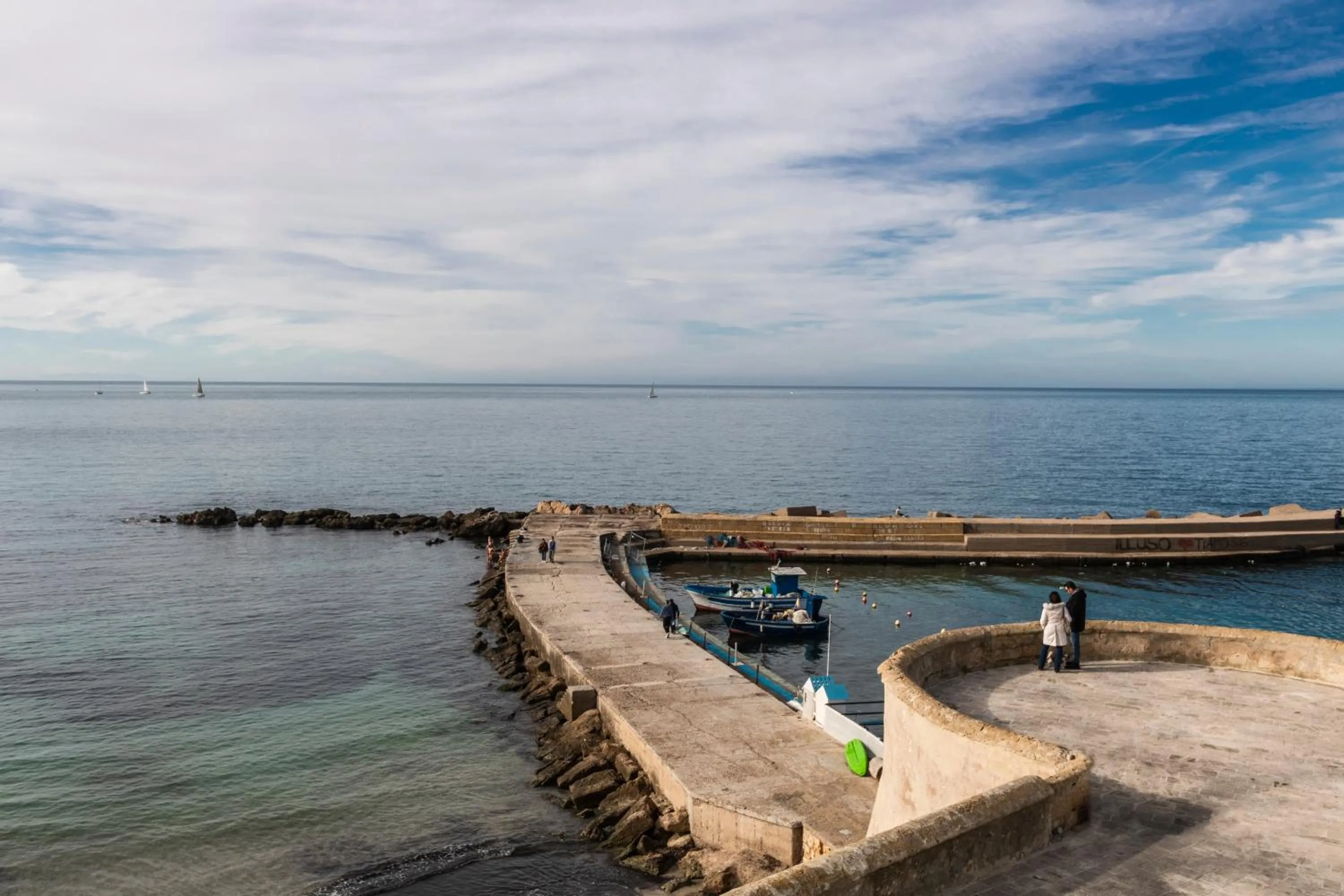 Sea view in B&B La Riviera