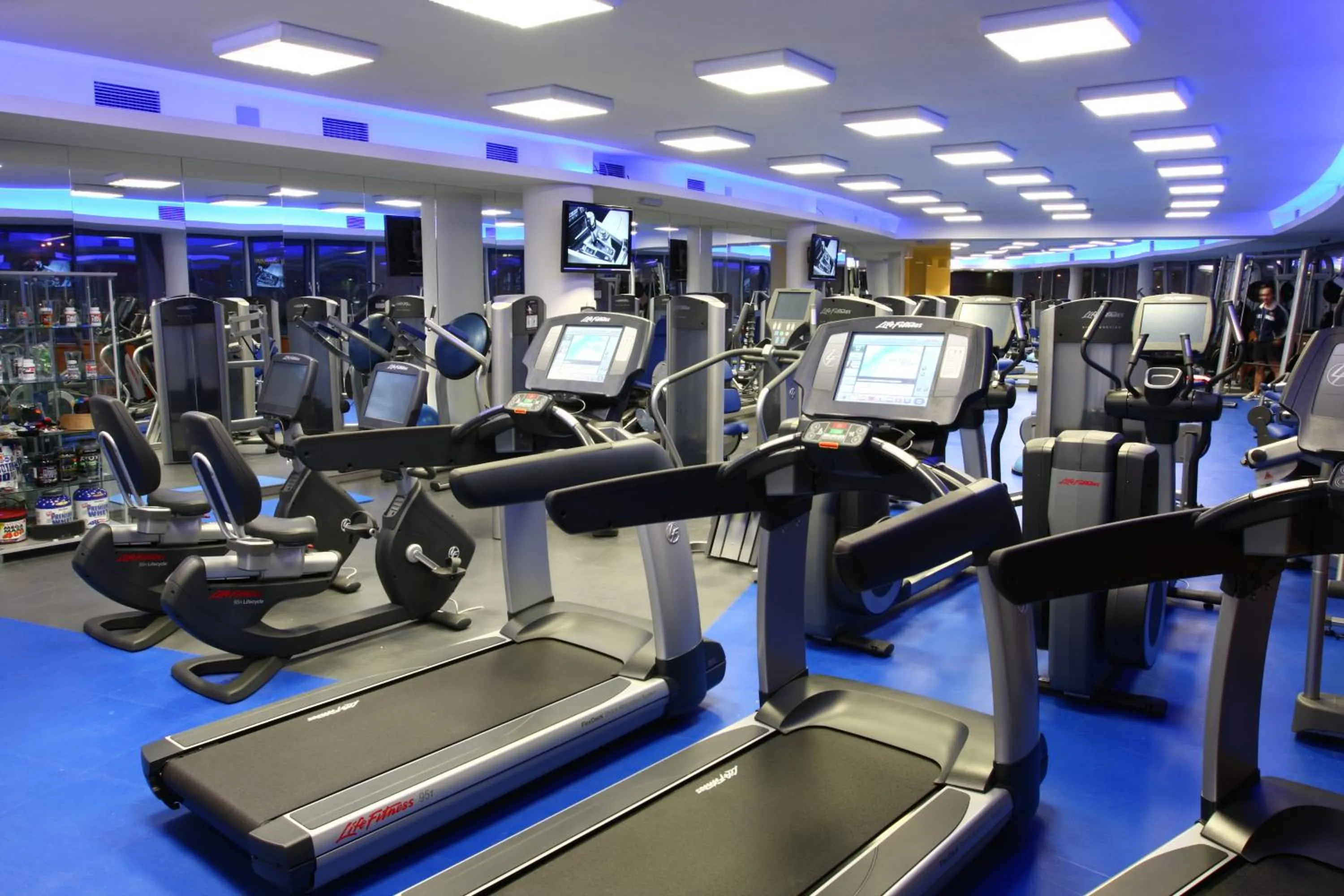 Fitness centre/facilities in Tempus Club Garni Hotel