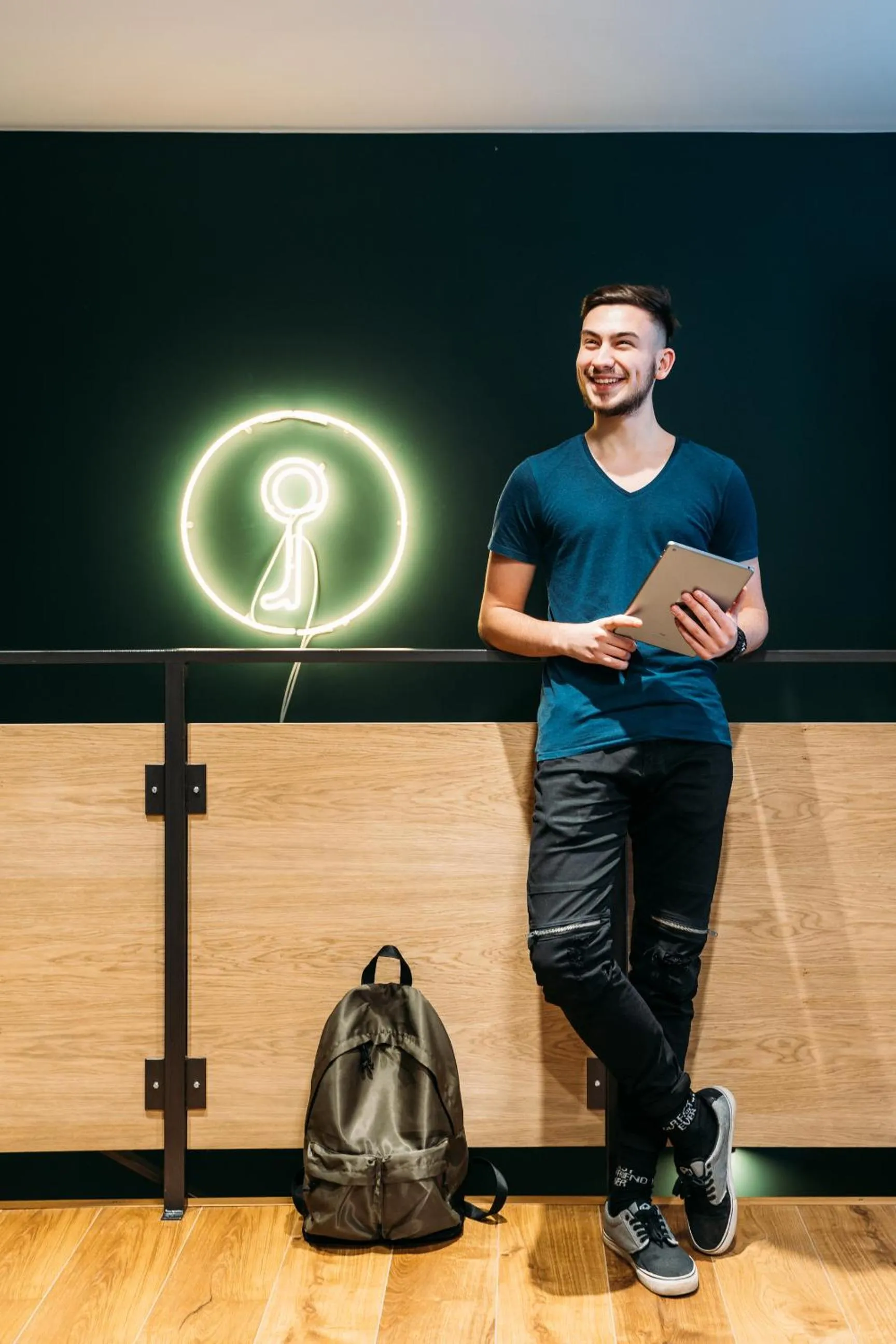 People in Yard Hostel & Coffee