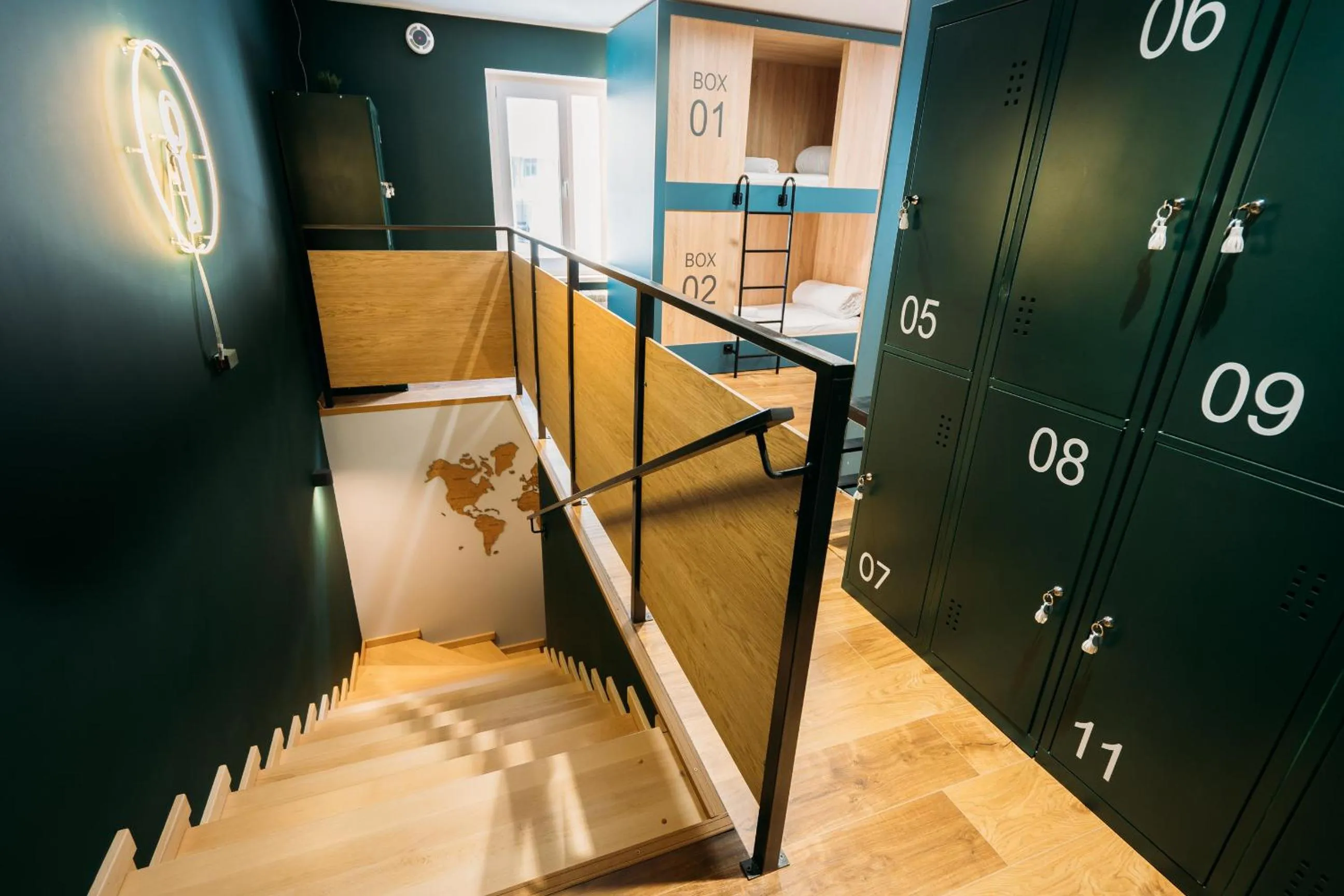 Decorative detail in Yard Hostel & Coffee