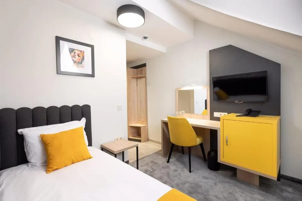 Bed in ADEO HOTEL Sport & SPA