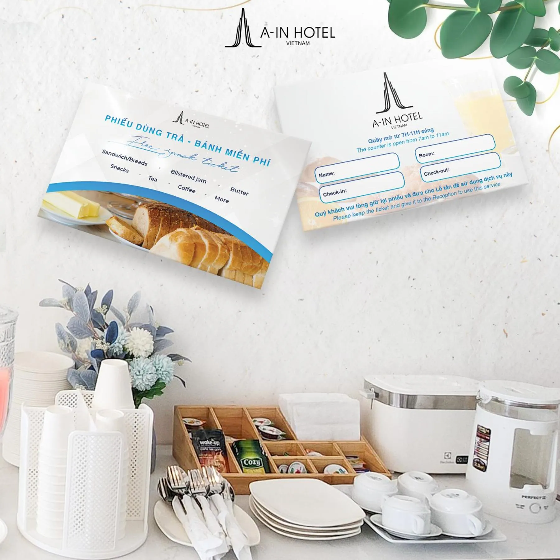 Food and drinks in A In Hotel Del Luna