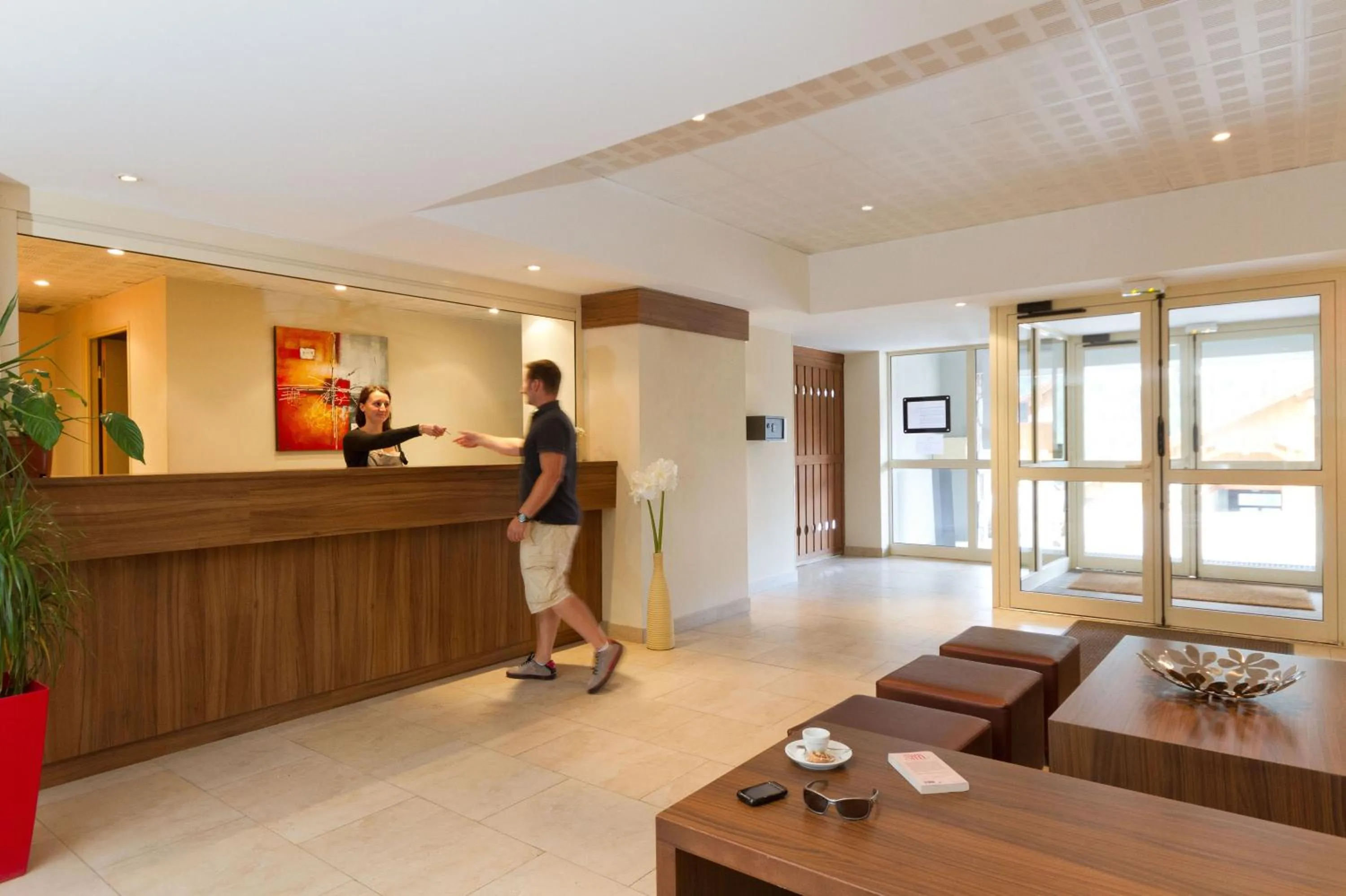 Lobby or reception in Résidence MMV Les terrasses d'Isola