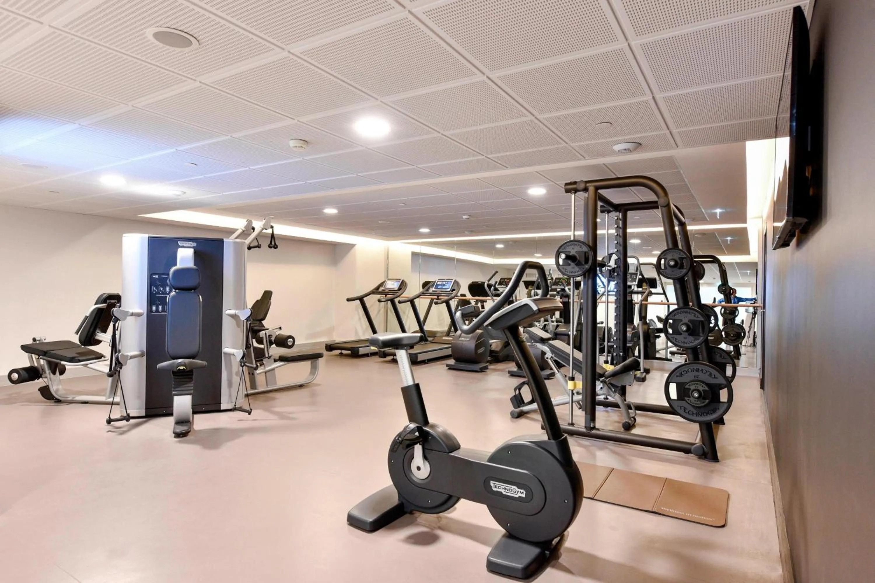 Fitness centre/facilities in Lyon Marriott Hotel Cité Internationale
