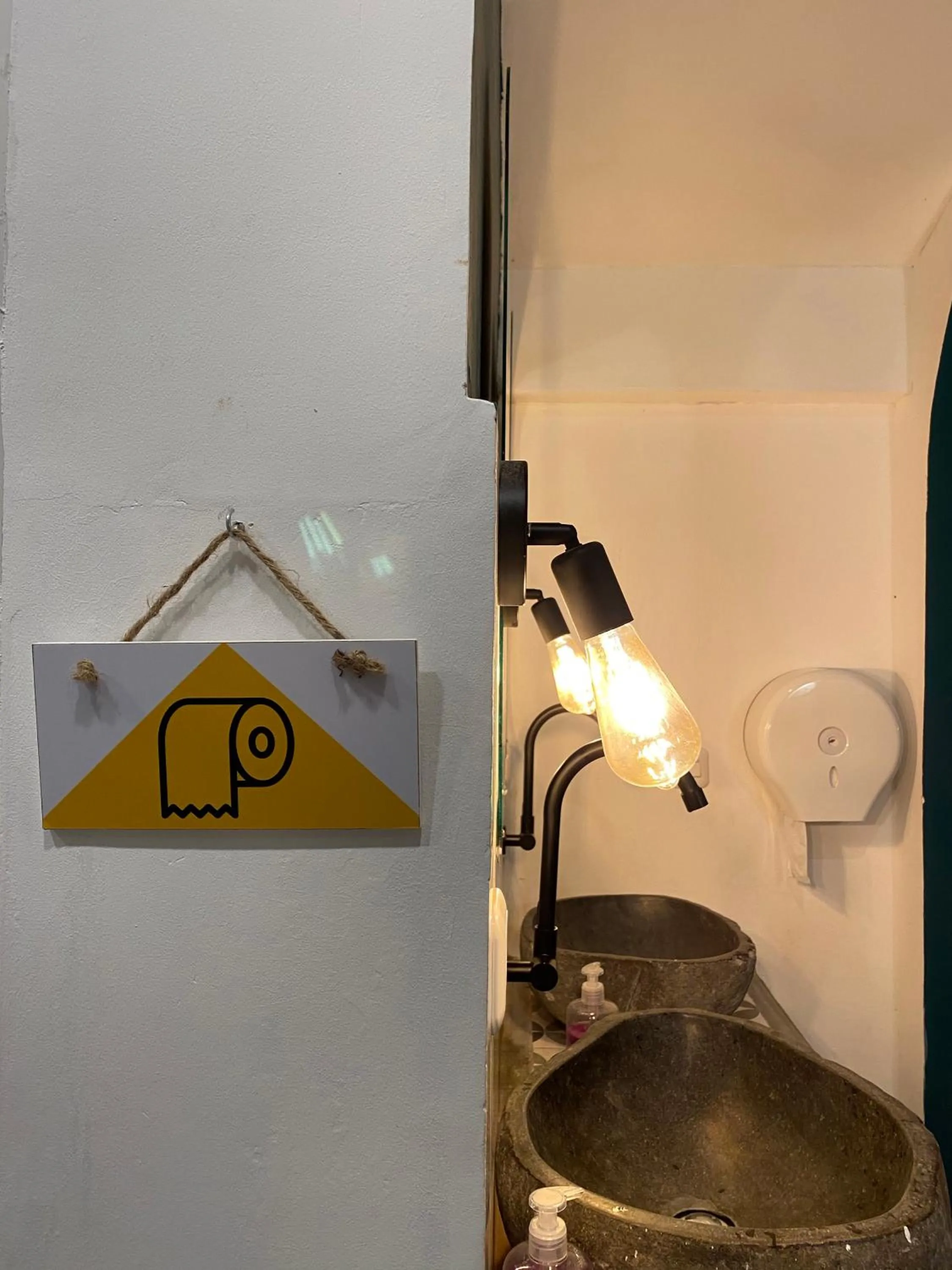 Decorative detail in Wonderloft Hostel Jogja