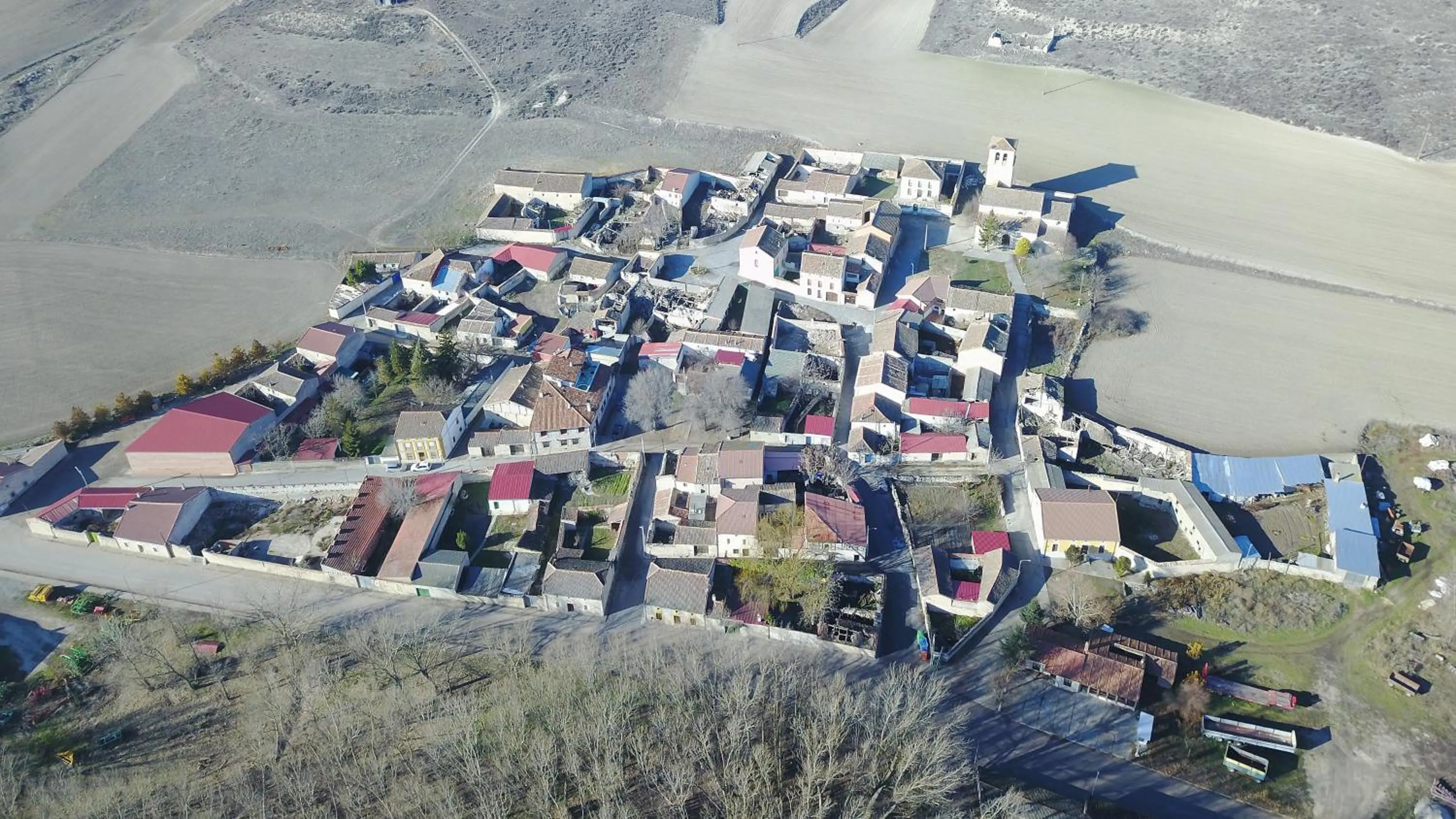 Bird's eye view in Tirontillana