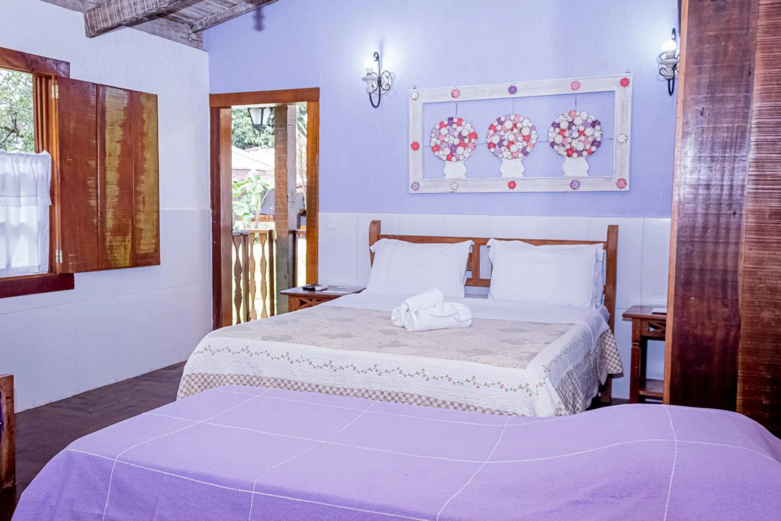 Bed in Casa de Violeta Pousada