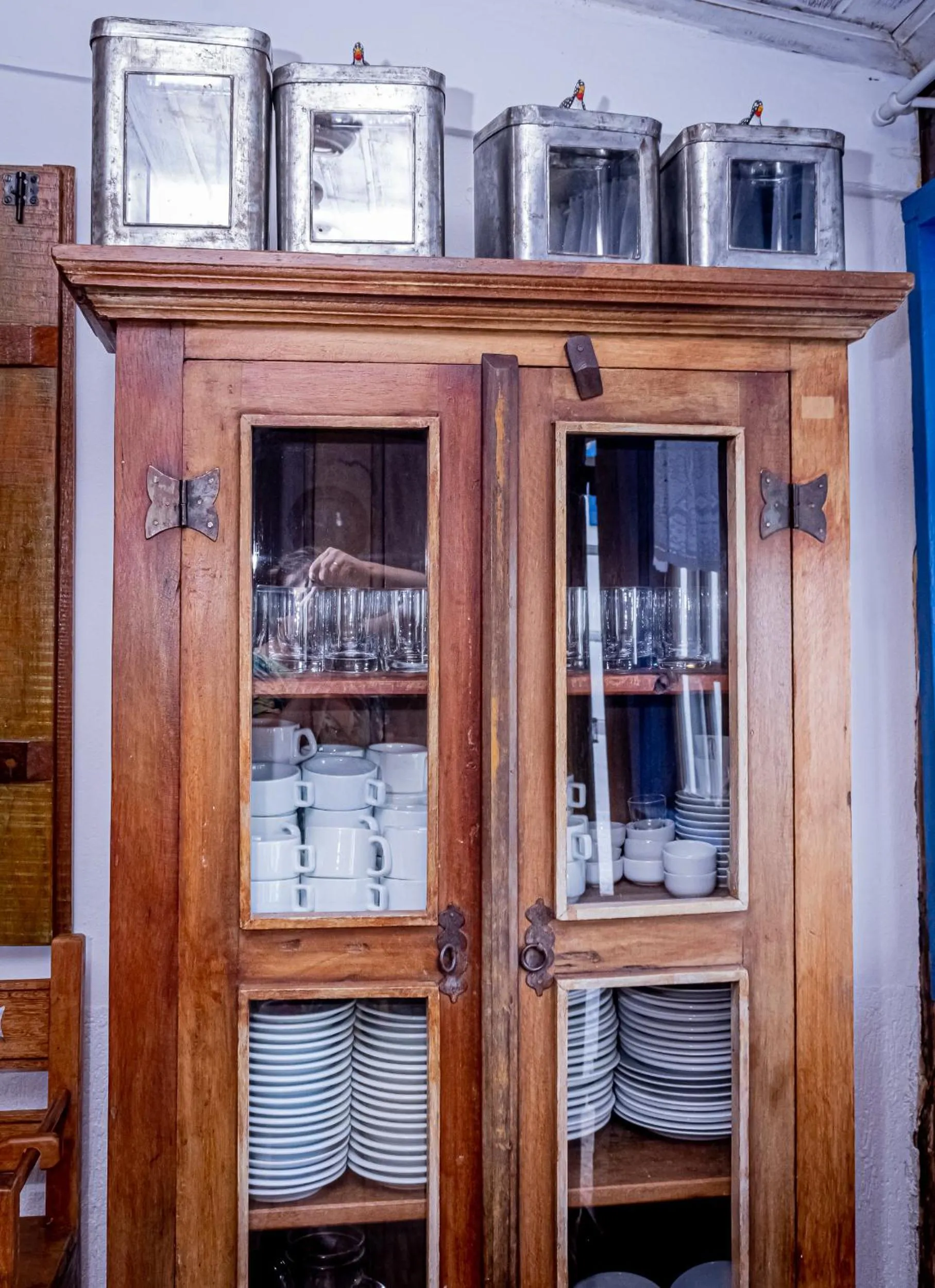 Kitchen or kitchenette in Casa de Violeta Pousada