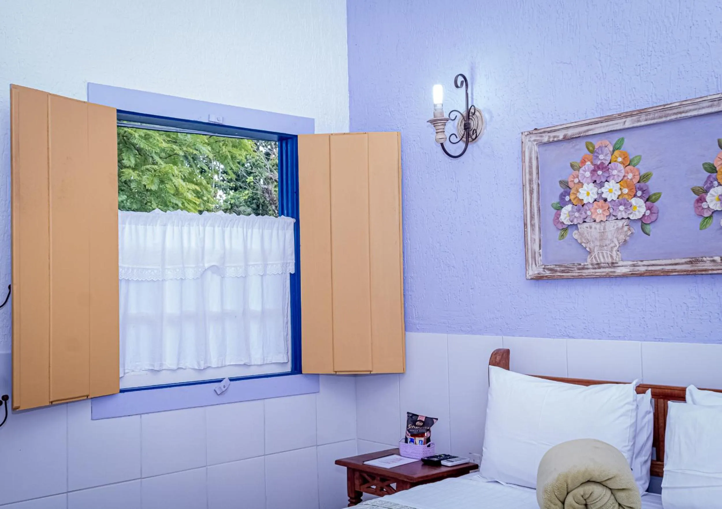 Bed in Casa de Violeta Pousada