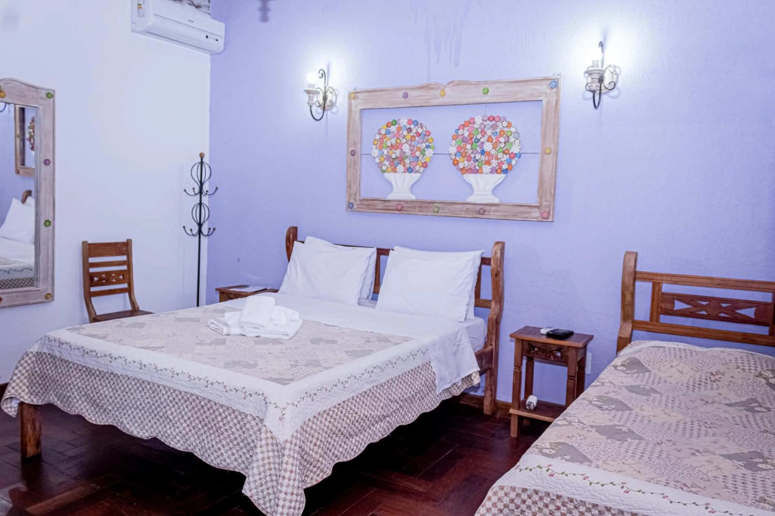 Bed in Casa de Violeta Pousada