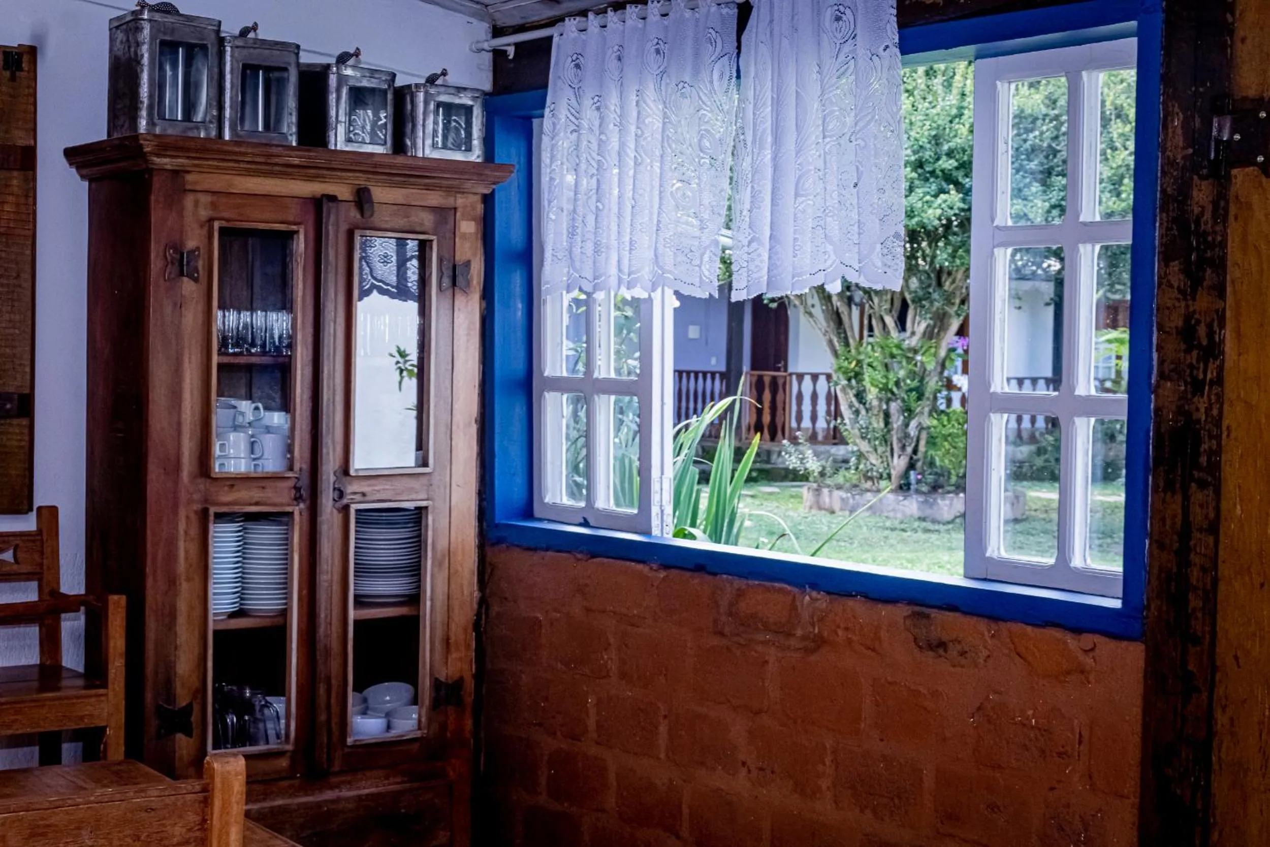 Garden view in Casa de Violeta Pousada