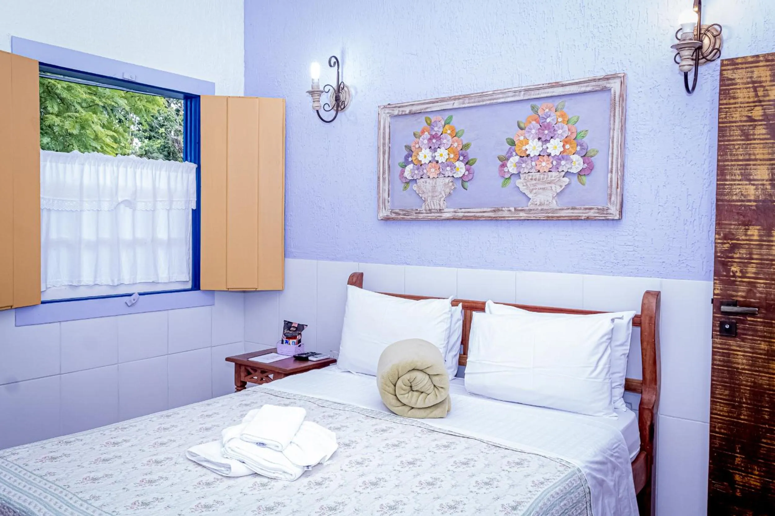 Bed in Casa de Violeta Pousada